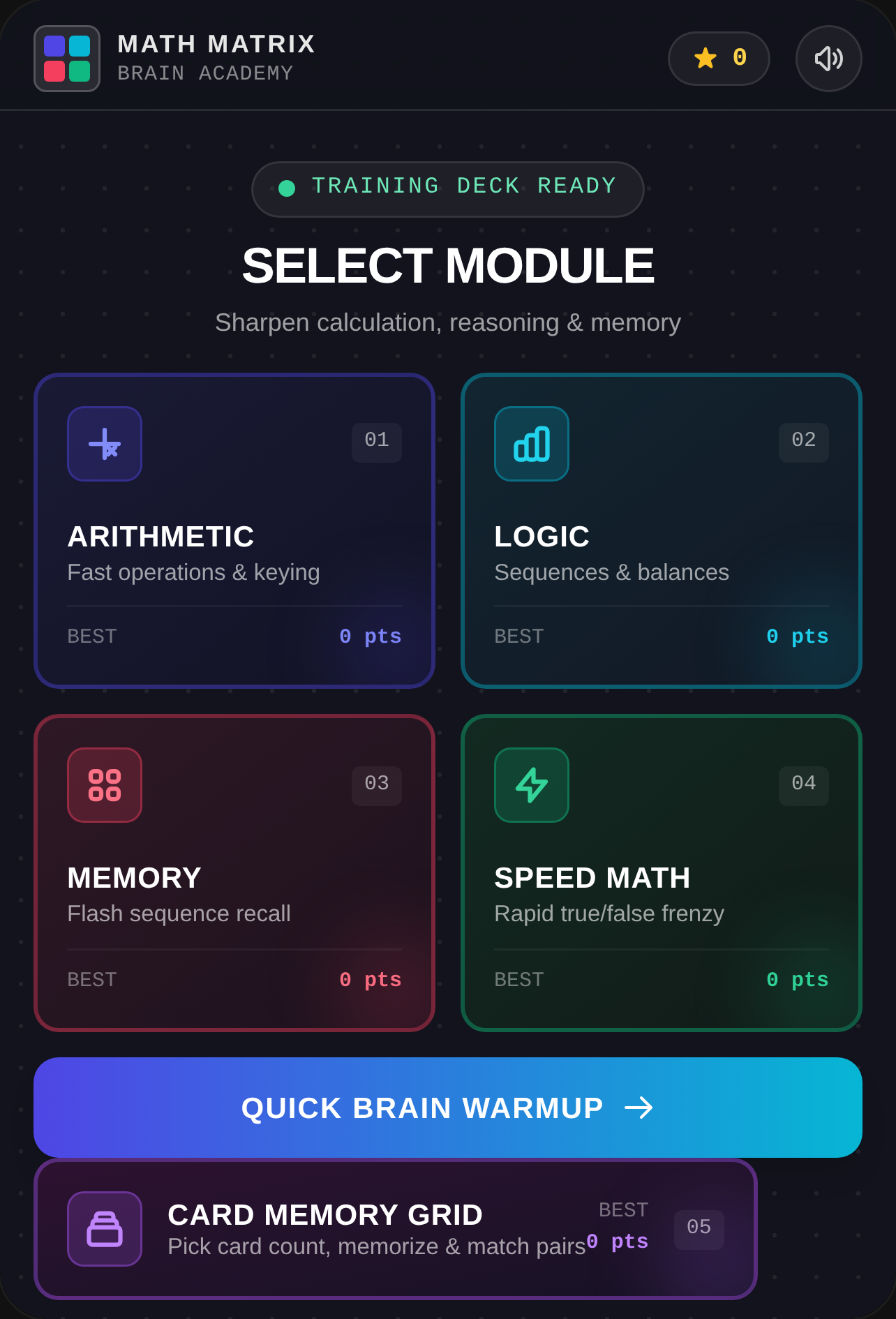 Math Matrix: Brain Academy cover