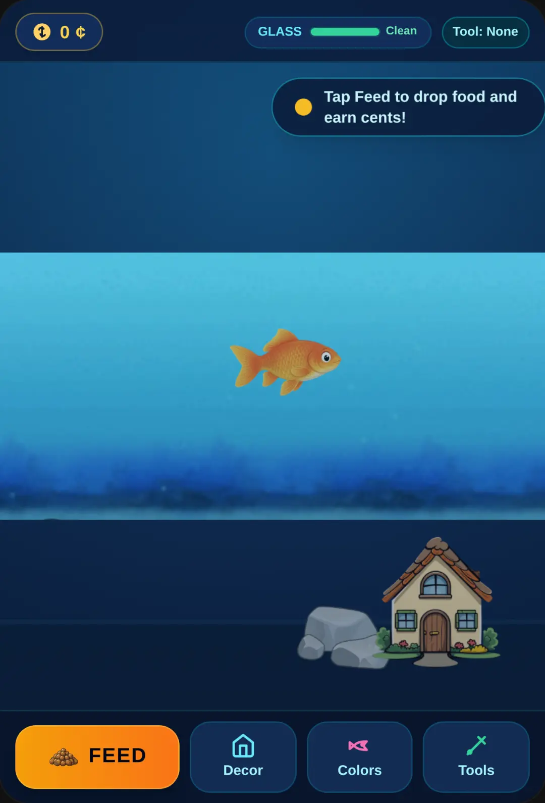 AquaGlow: Interactive Aquarium cover