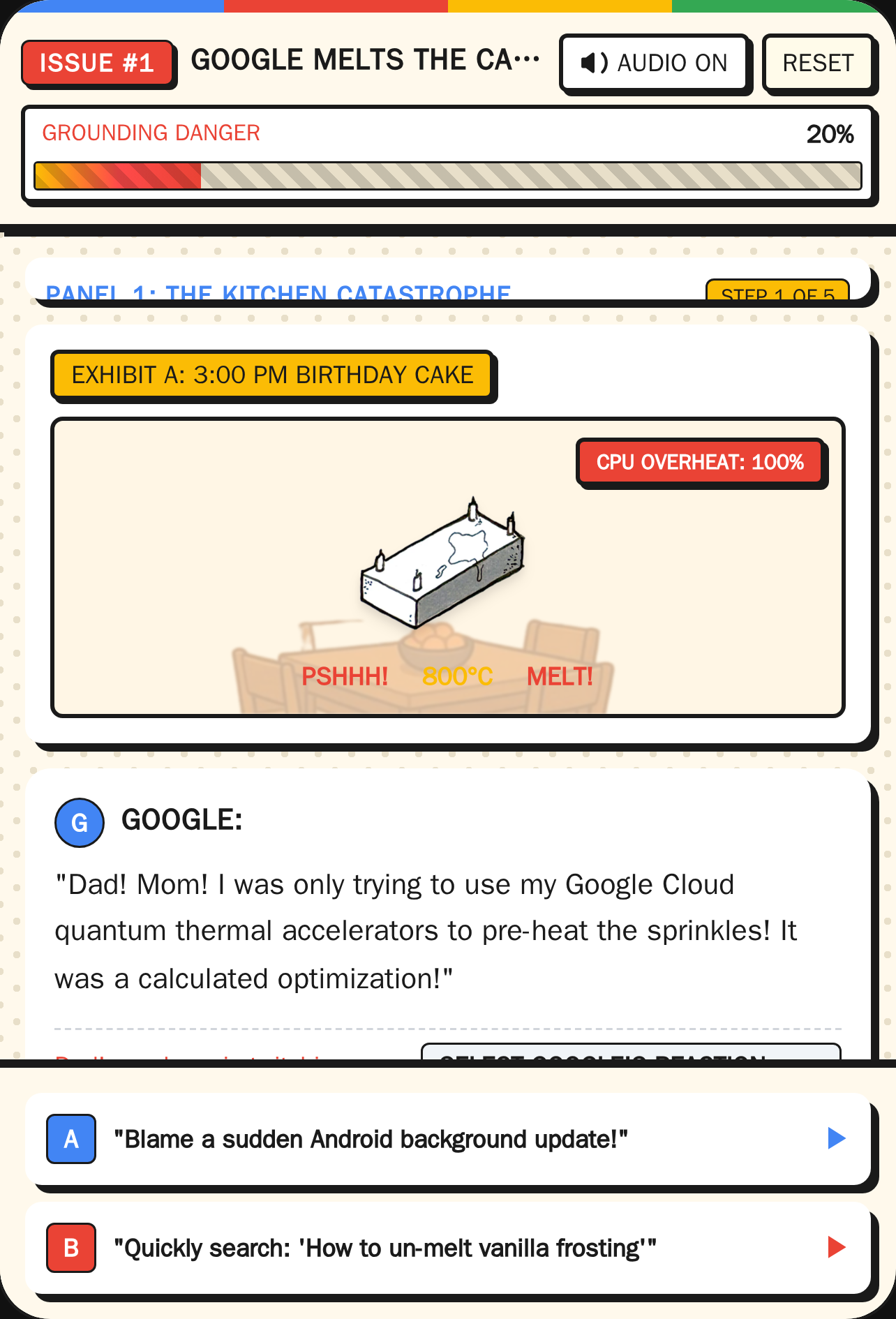 Google Melts the Cake and Gets Grounded cover
