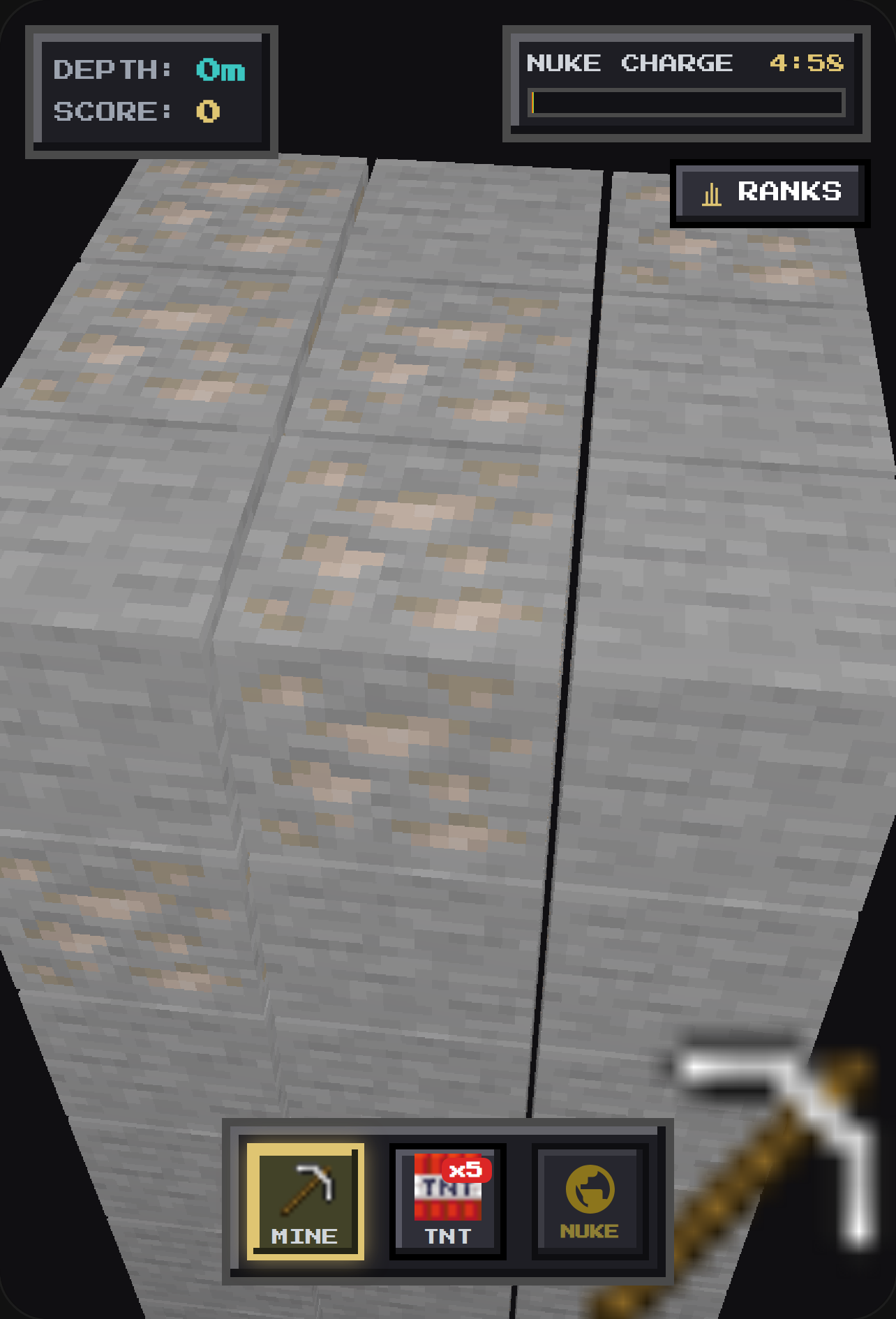 3D Infinite Minecraft Voxel Miner cover