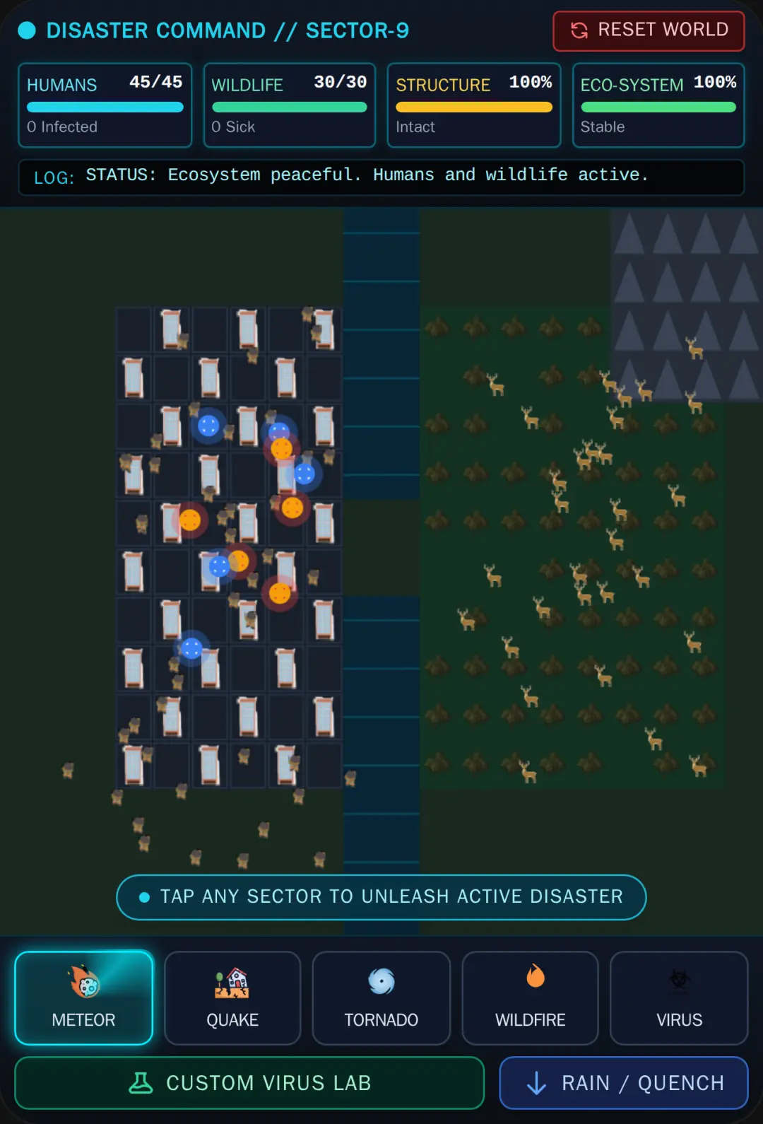 Natural Disaster & Virus Simulator cover