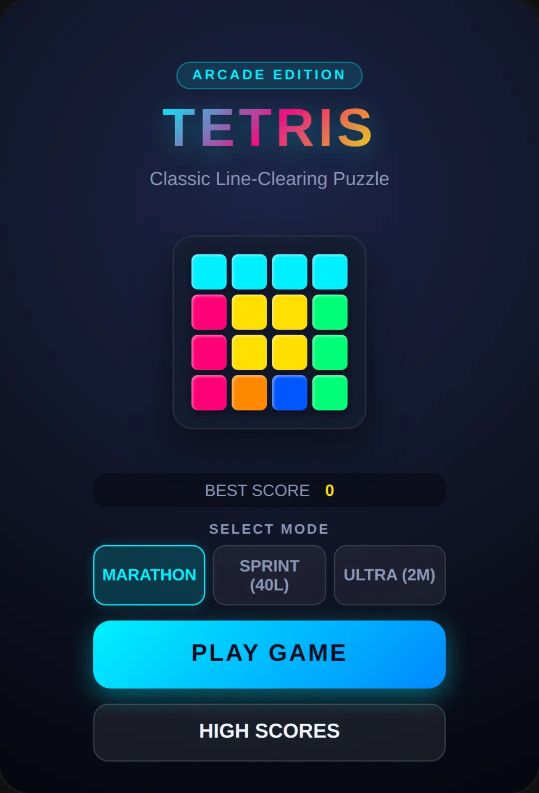 Tetris Arcade cover