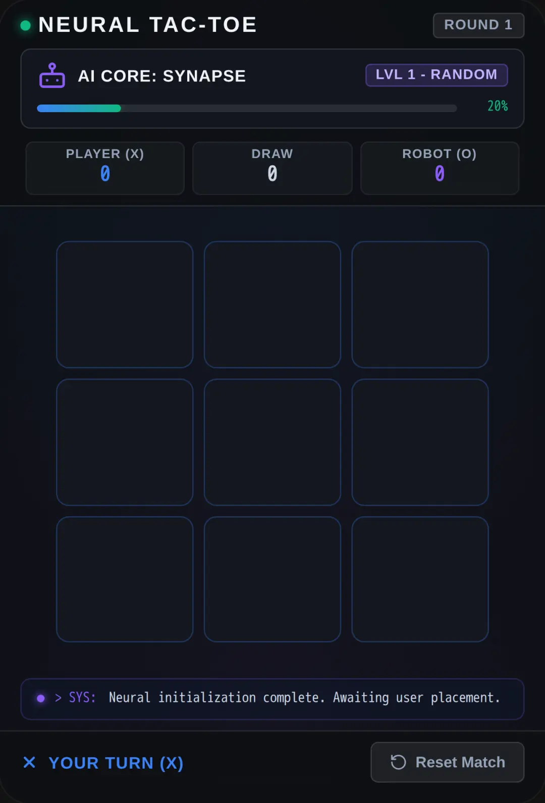 Neural Tac-Toe cover