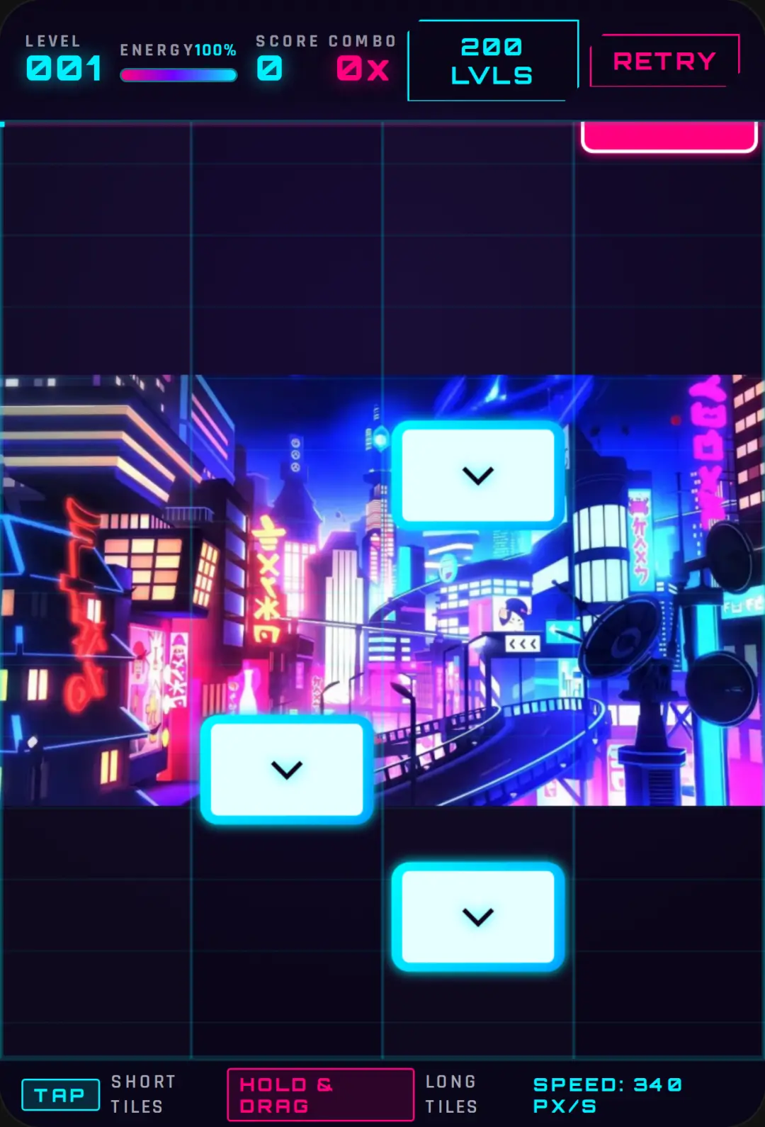 CYBER TILES 200 choose your own music feel the nostalgia and most importantly have FUN cover