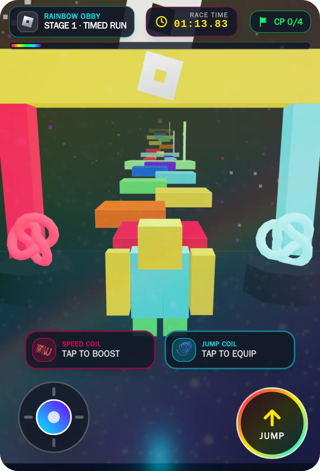 Rainbow Obby - Roblox Coil Rush cover