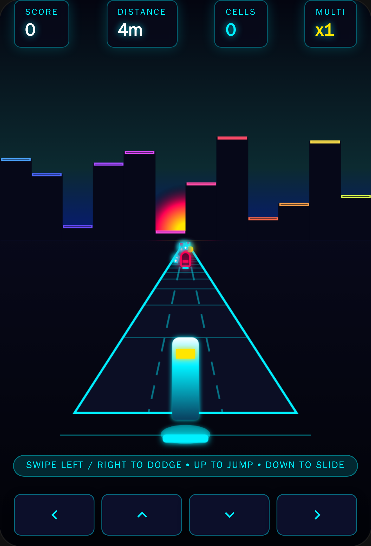 CYBER SURGE // NEON RUNNER cover
