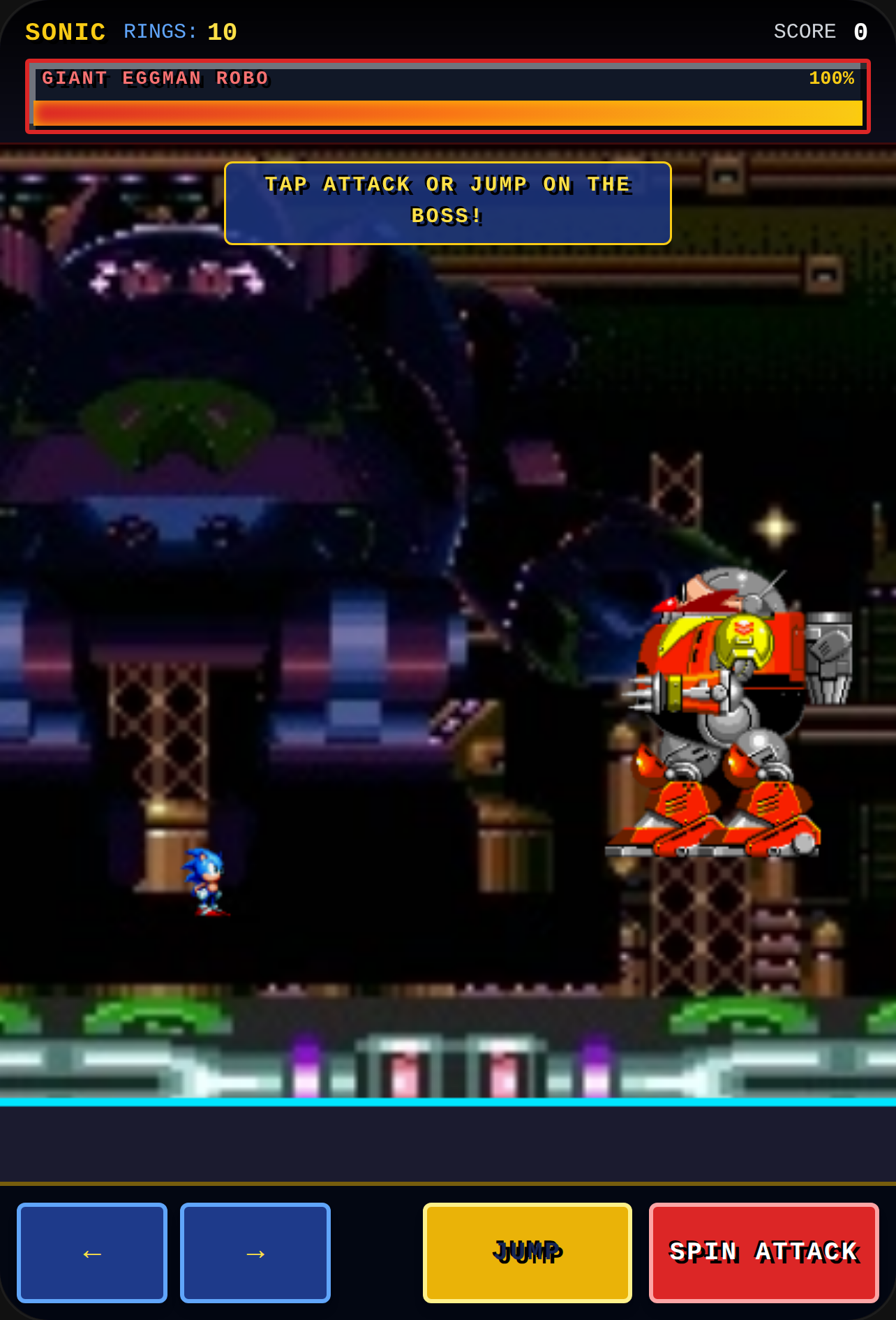 Sonic vs Giant Eggman Robo cover