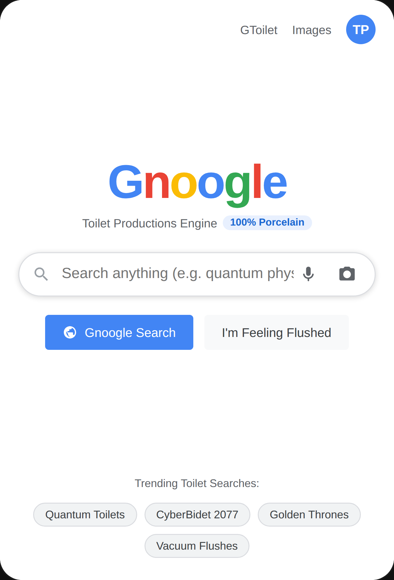 Gnoogle - The Porcelain Search Engine cover
