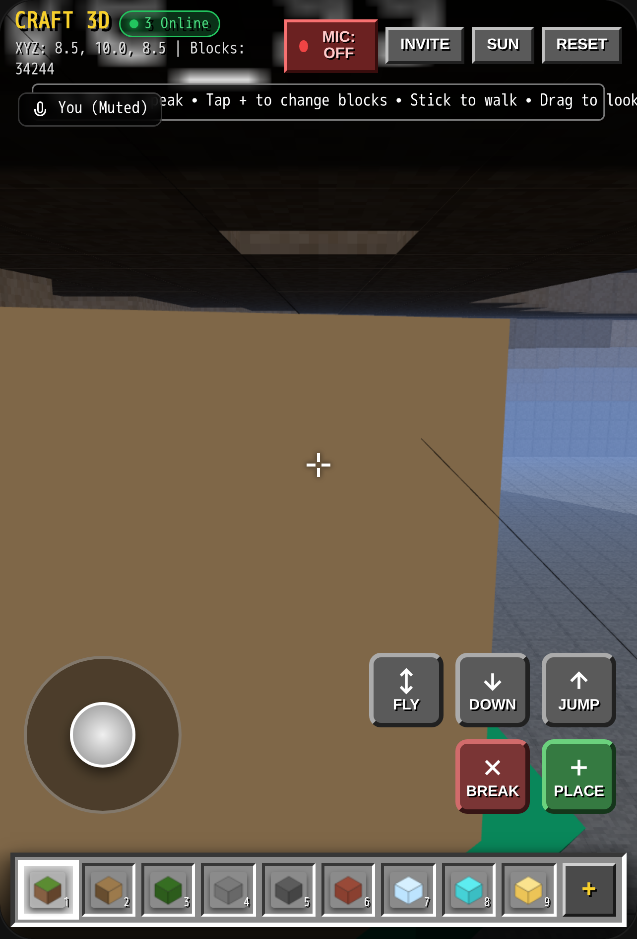 3D Minecraft Sandbox - Multiplayer and Voice cover