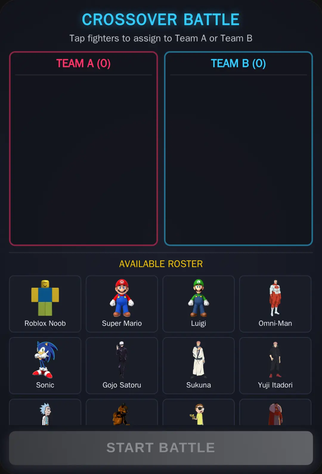 Sci-Fi Crossover Battle Arena cover