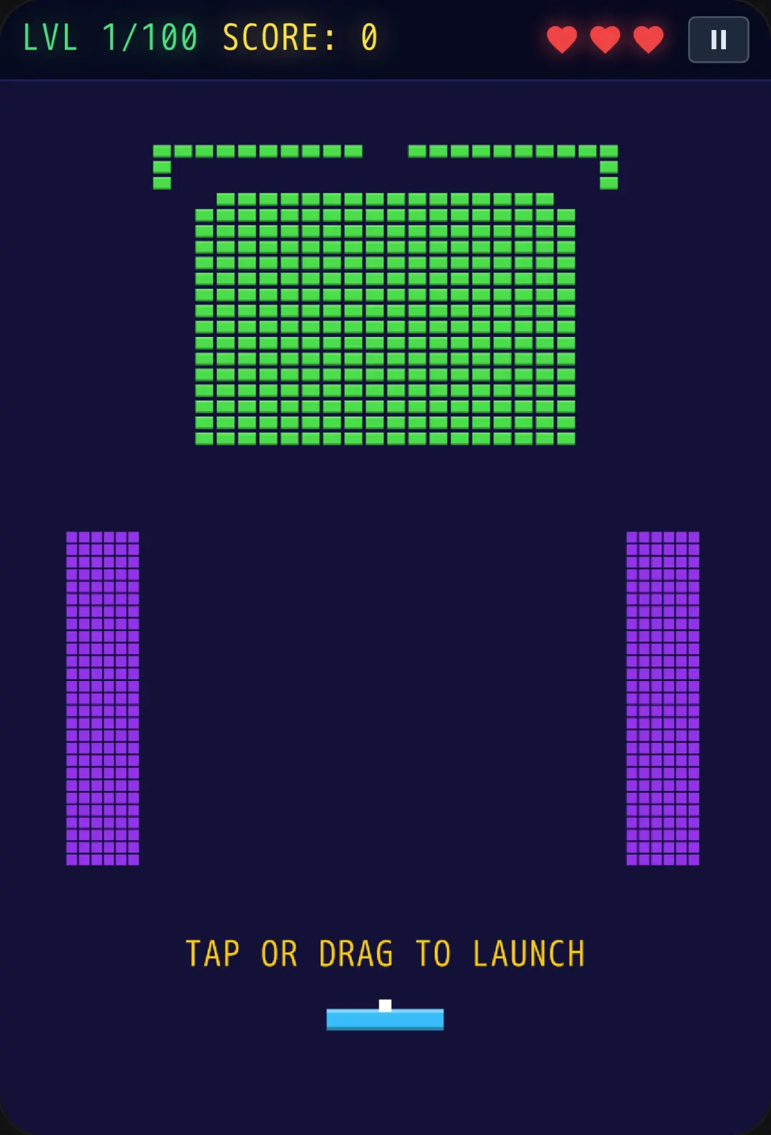 Pixelated wall cover