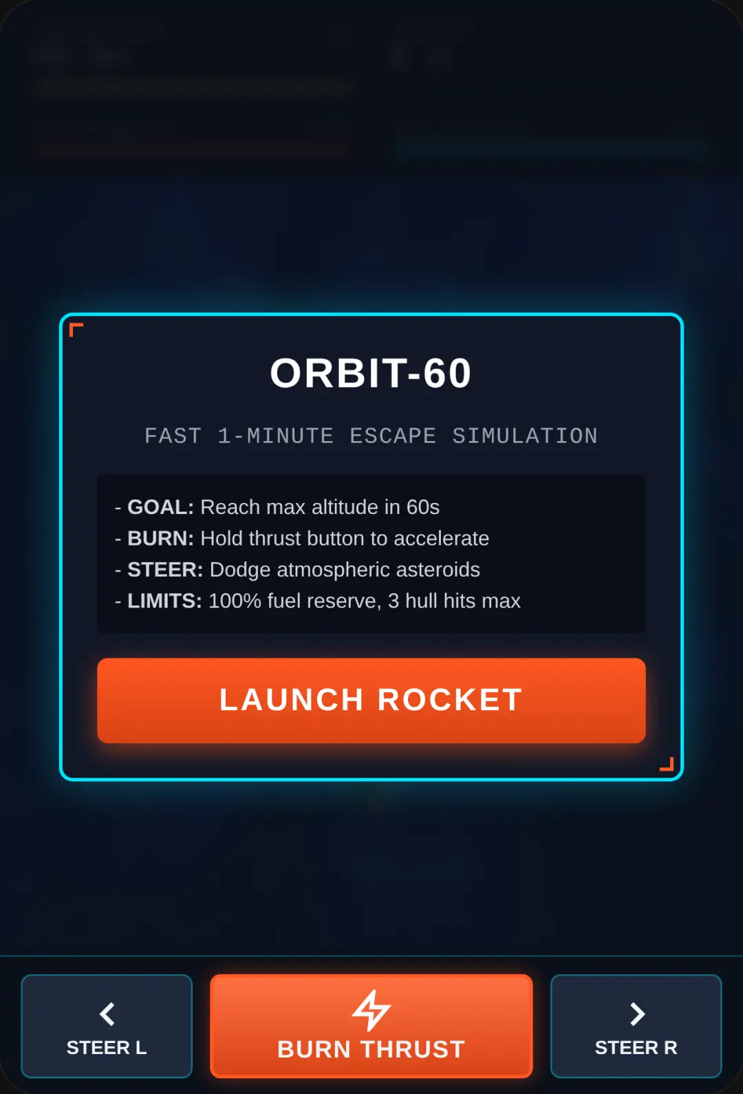 ORBIT-60 · Rocket Sim cover