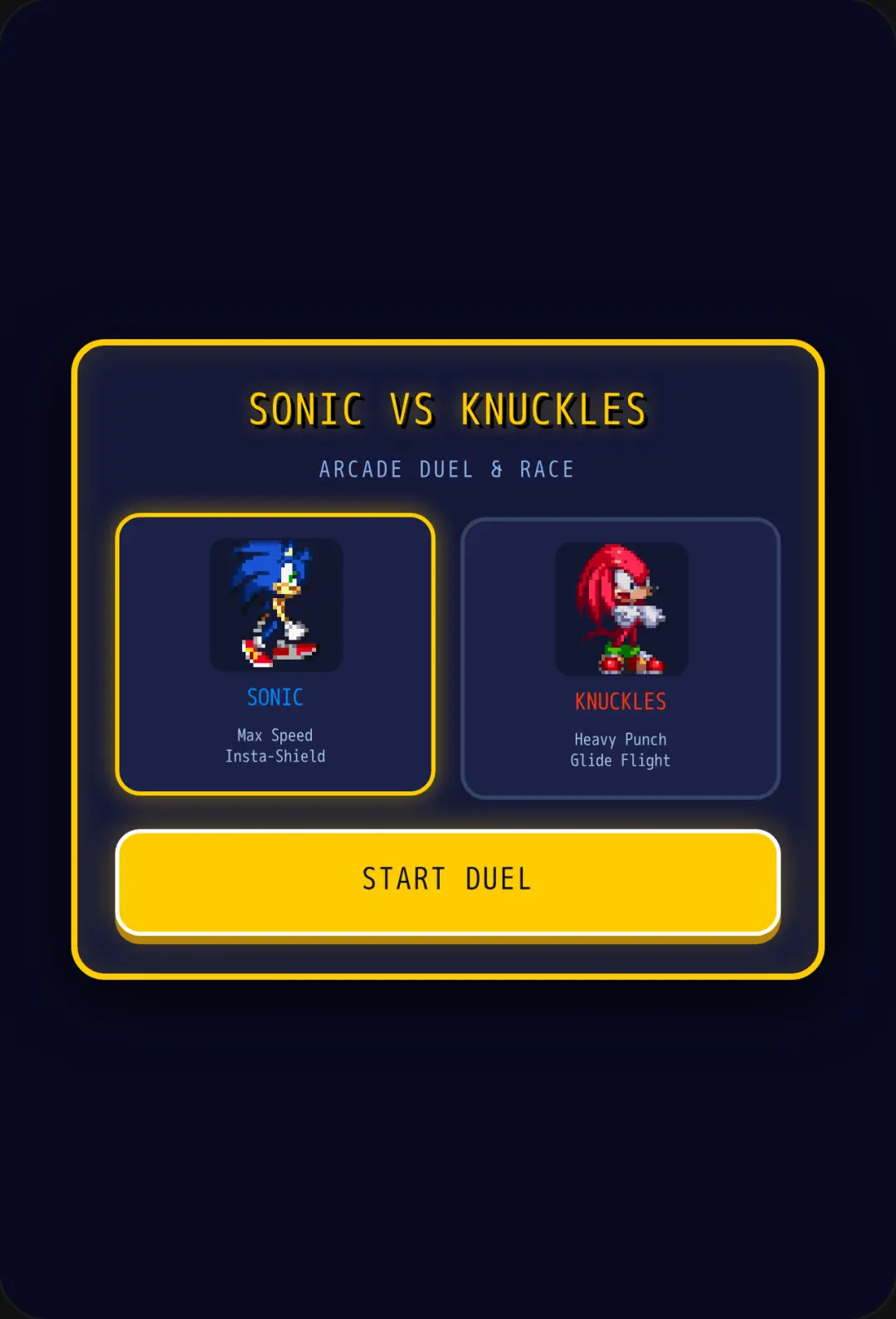 Sonic vs Knuckles cover