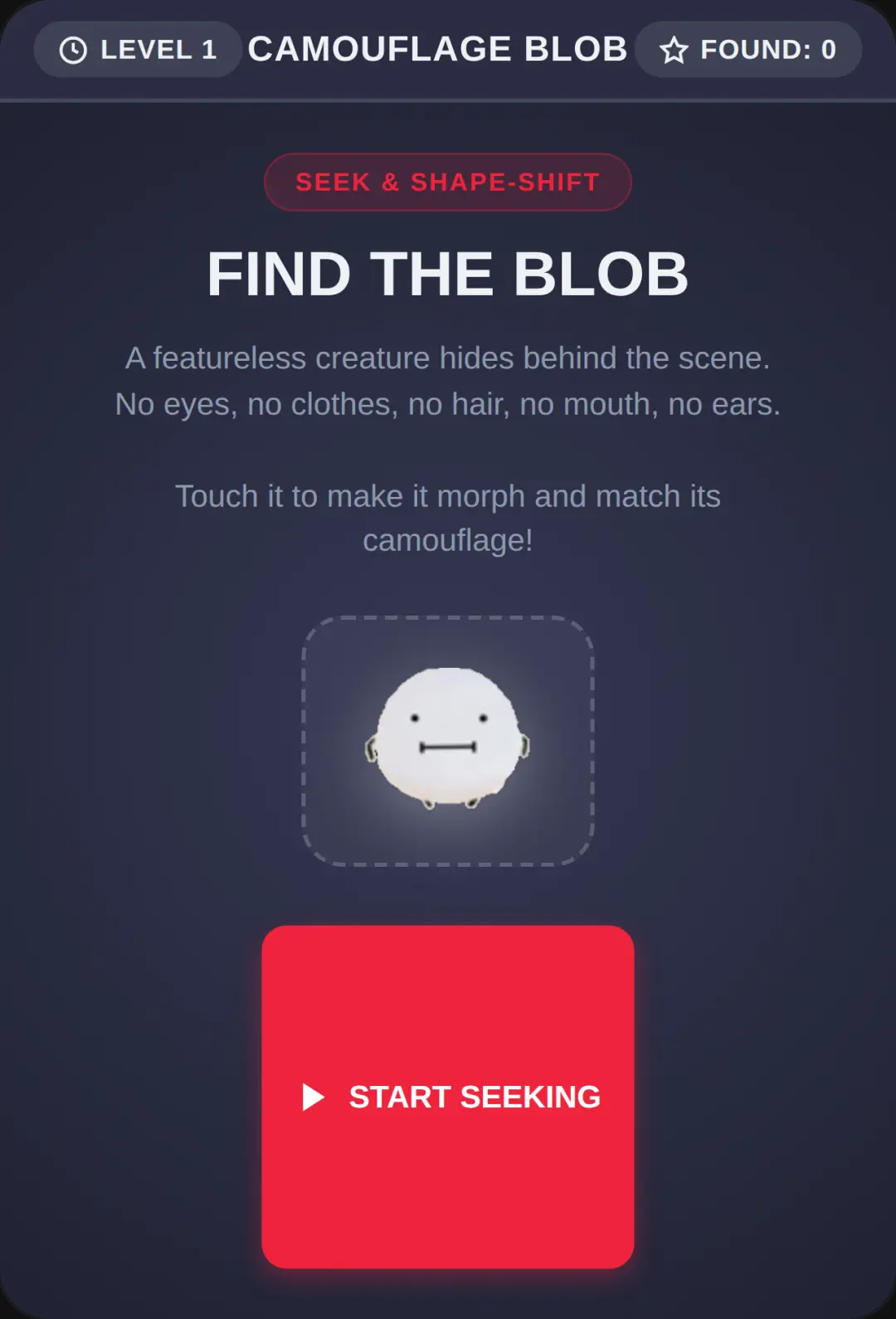 Chameleon Blob: Seek & Morph cover