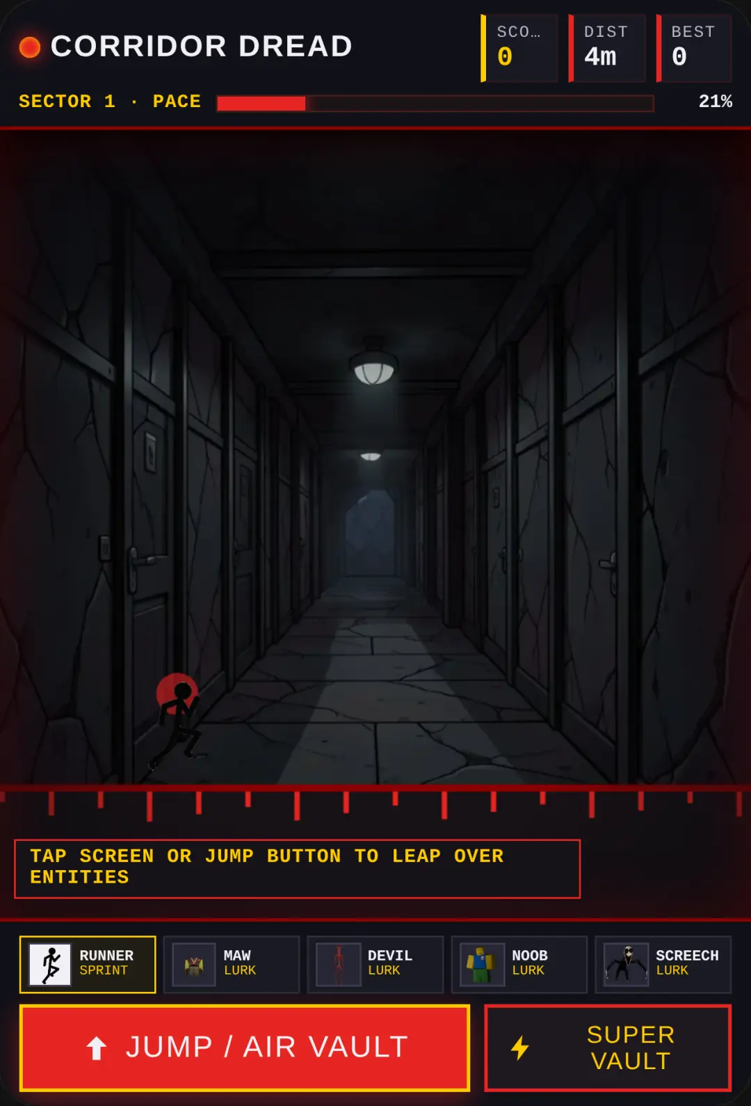 Corridor Dread — Horror Platformer cover
