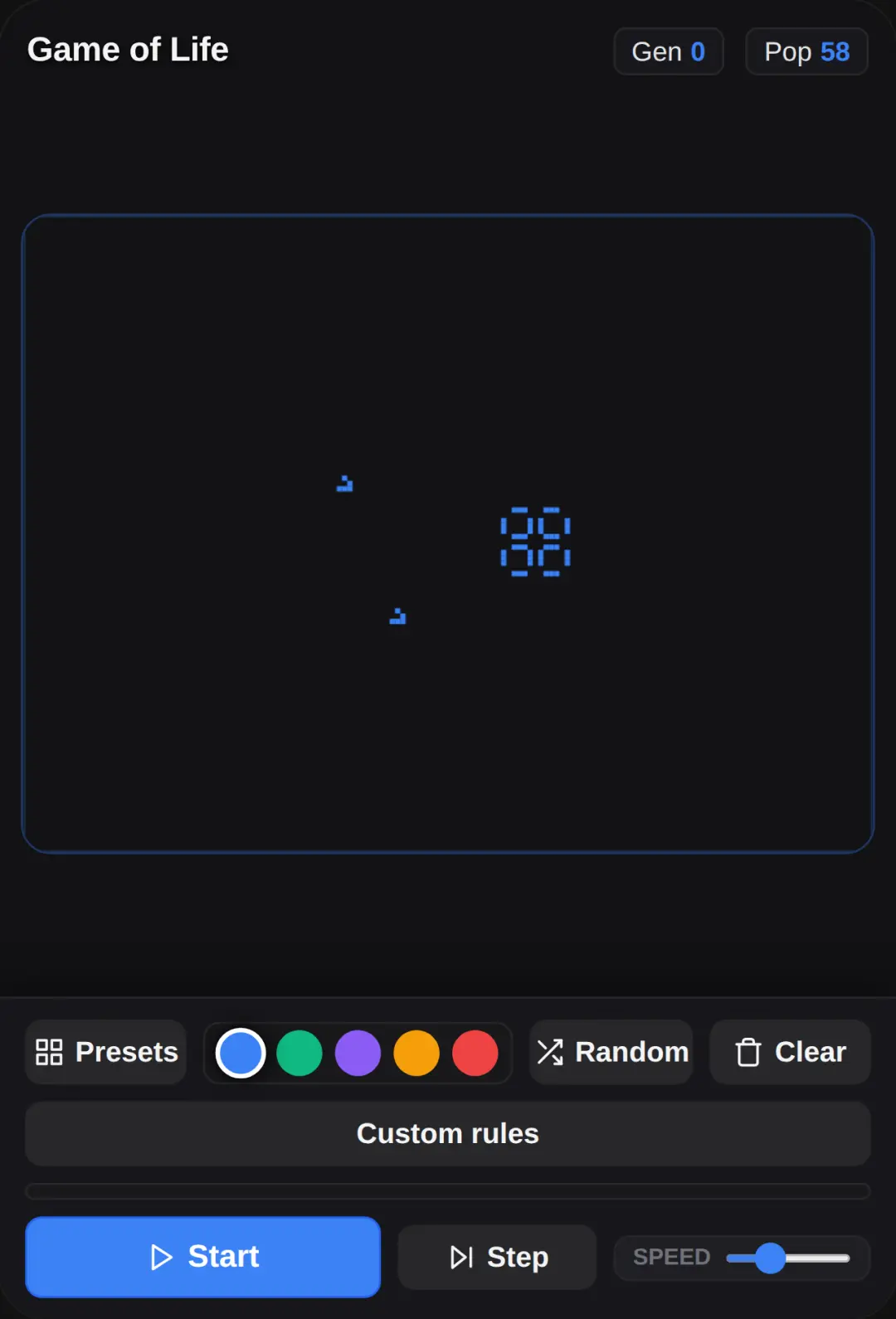 Conway's Game of Life cover