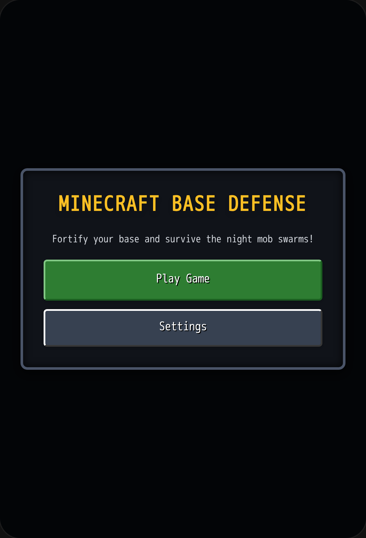 Minecraft Base Defense cover