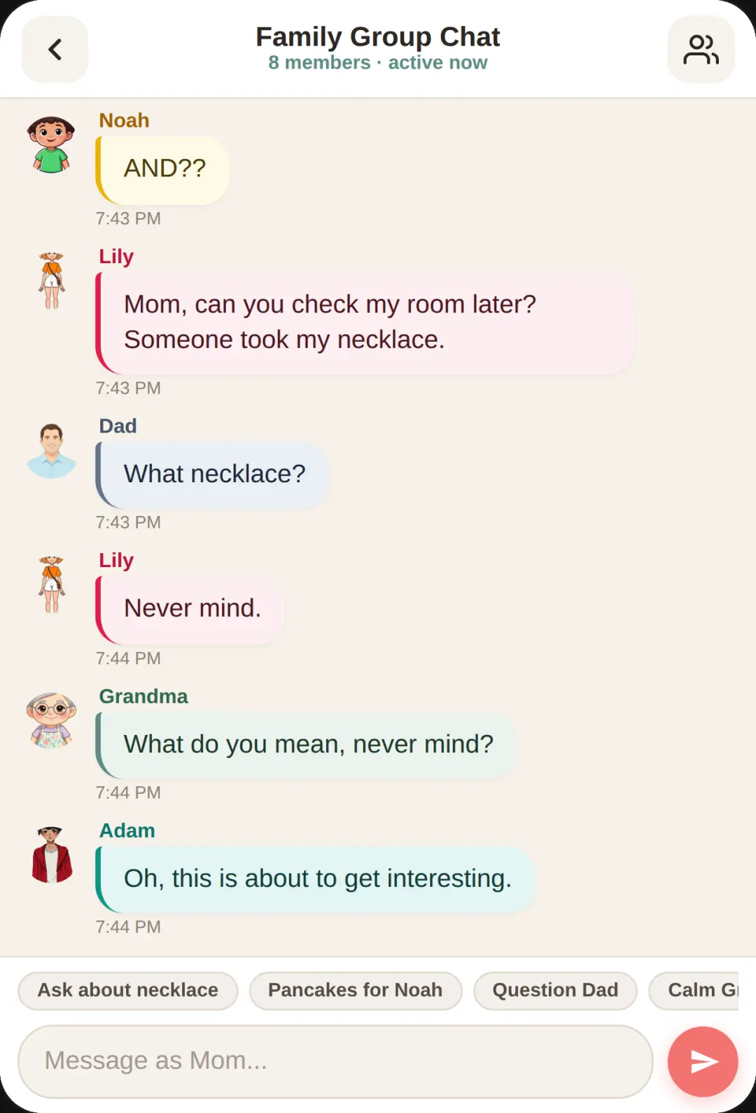 Family Messages (u the mother ) cover