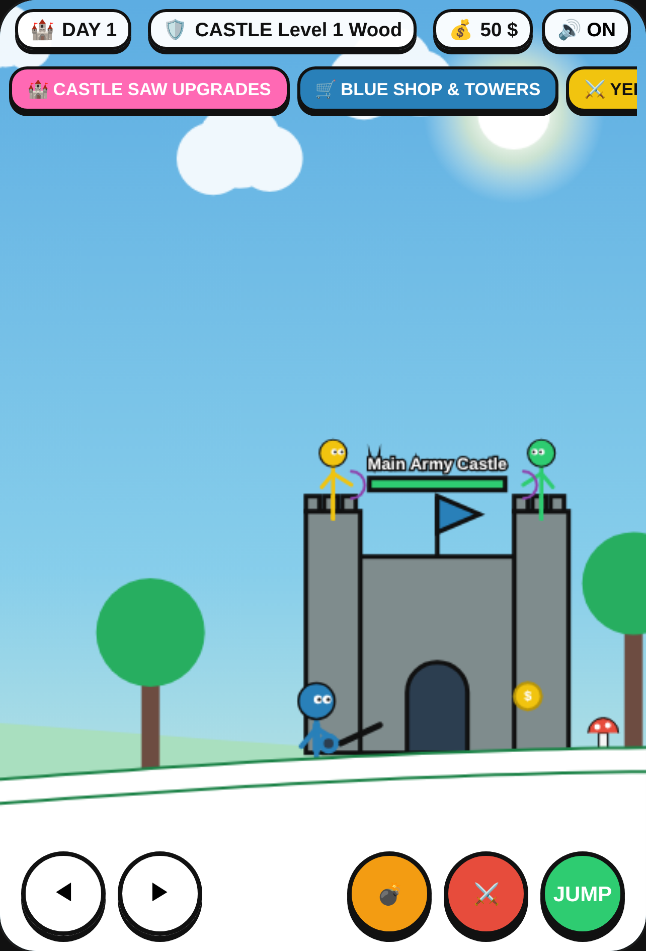 Make Your Own Army: Stickman Castle Defense cover