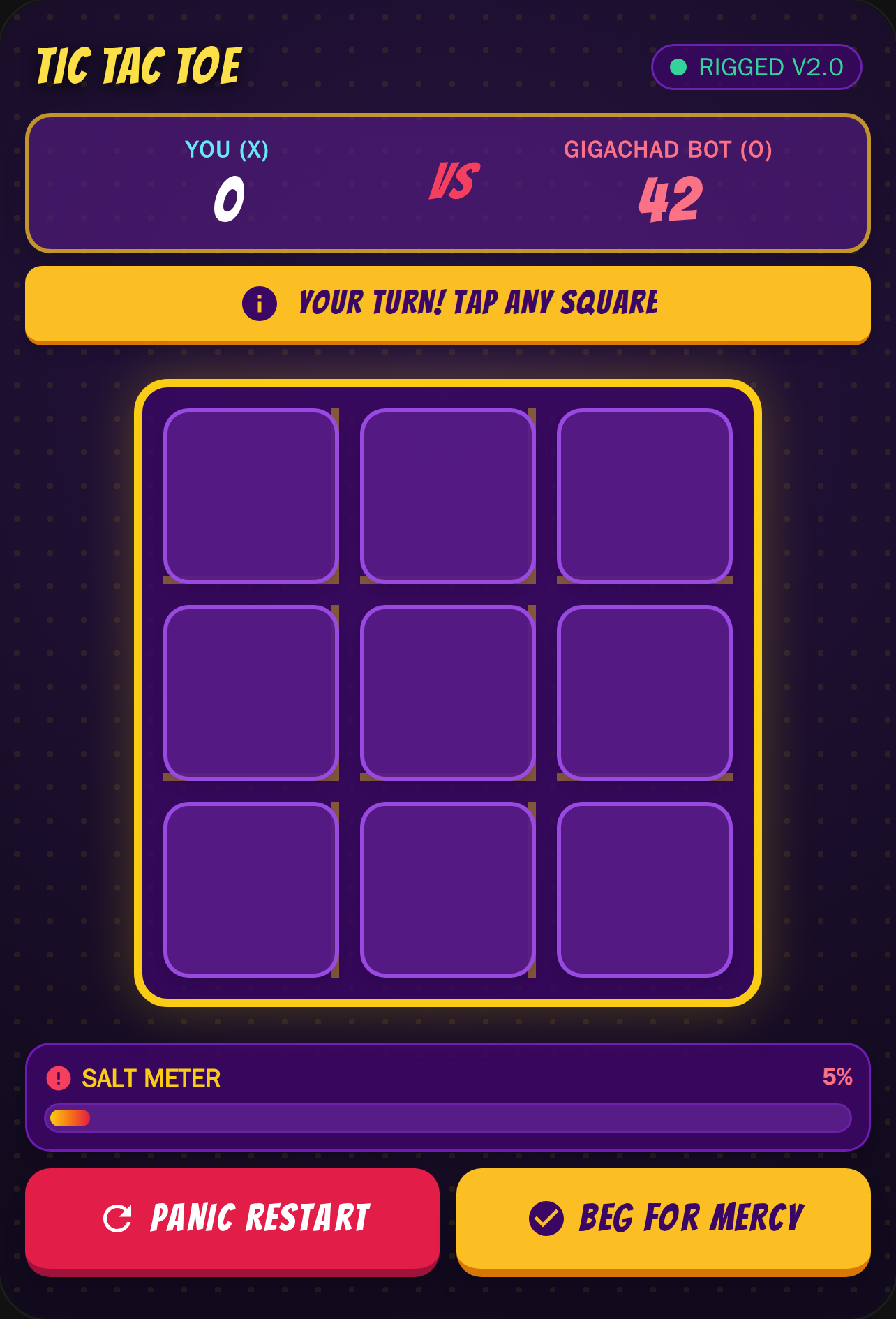 TIC TAC TOE cover