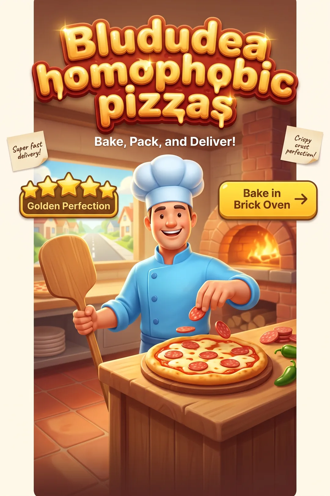 Blududea homophobic pizzas