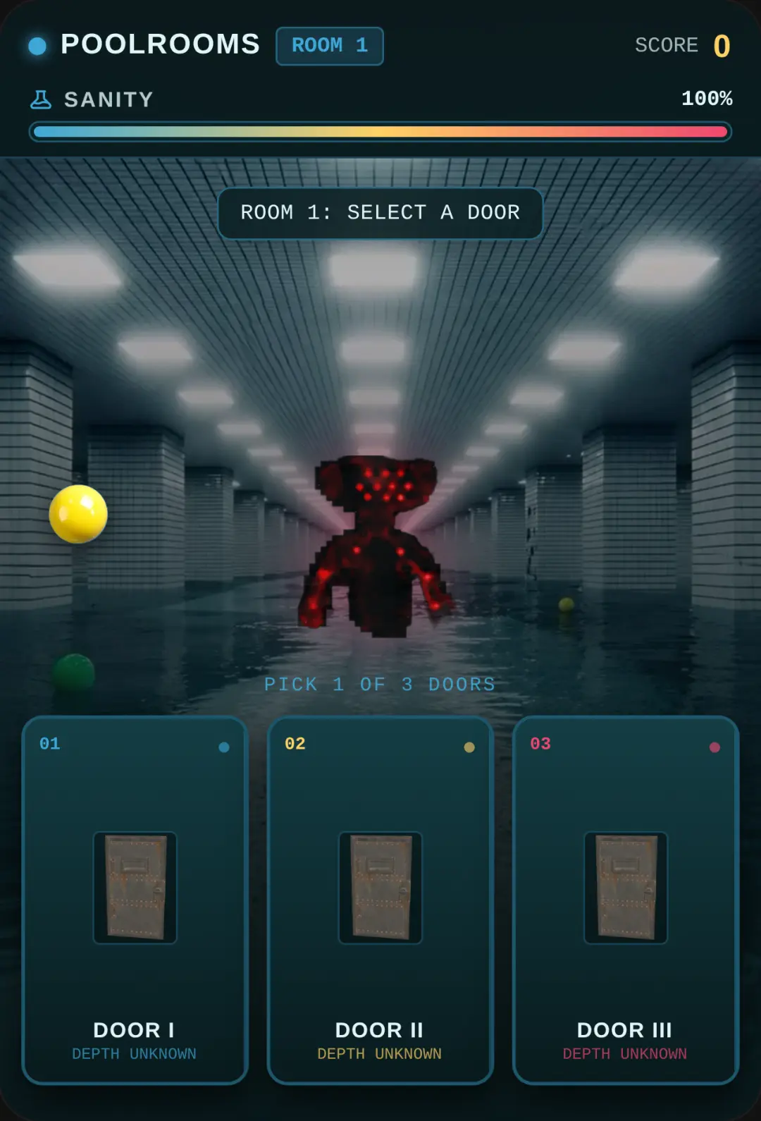 Poolrooms: pick a door cover