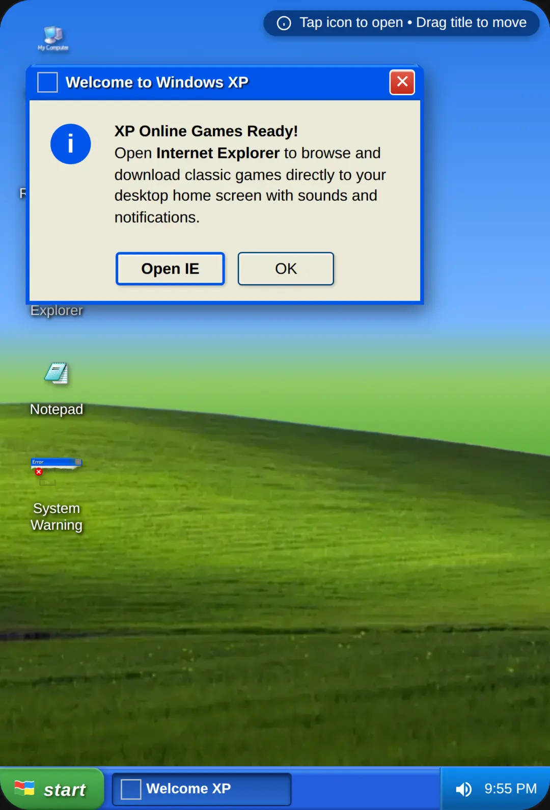 Windows XP Simulator cover