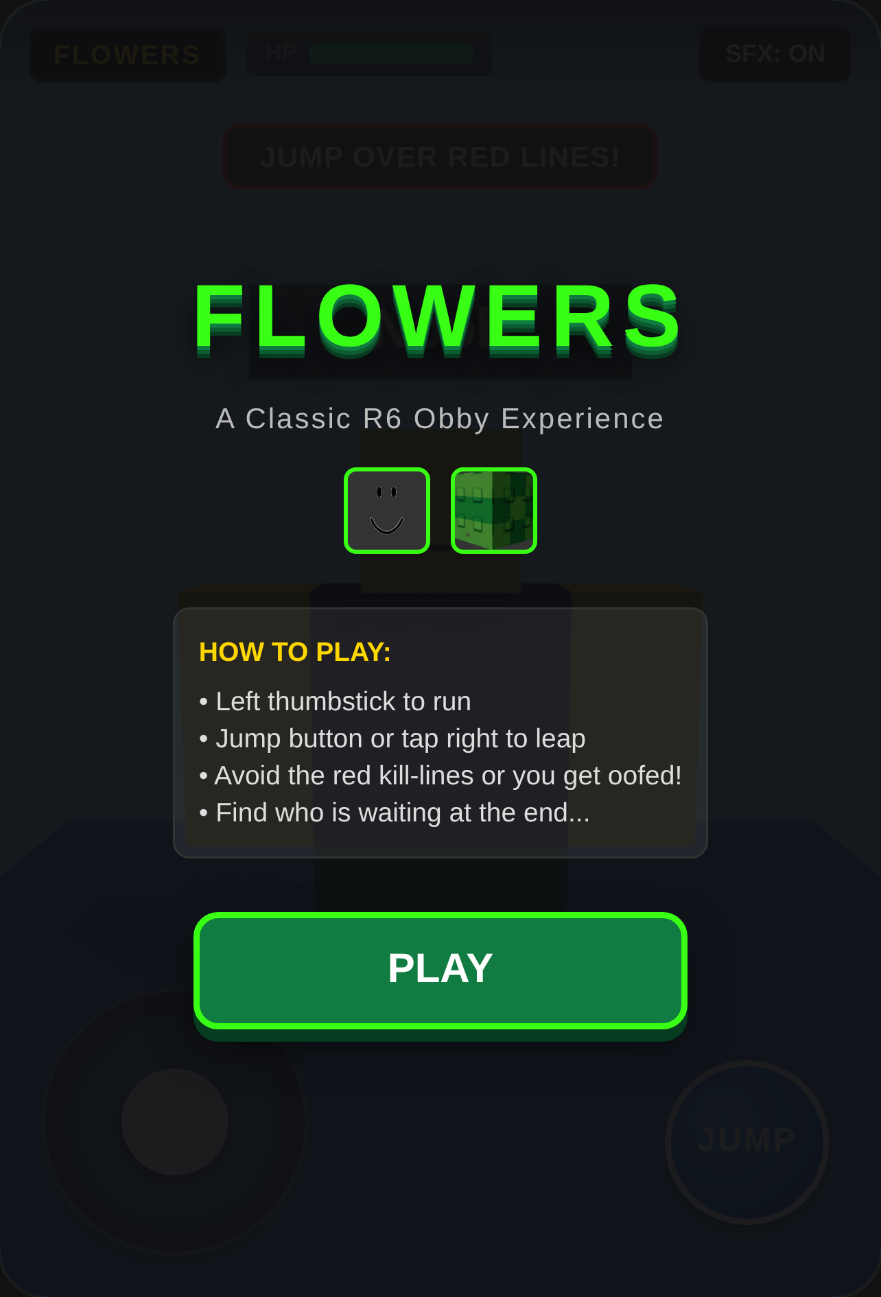 FLOWERS - Classic R6 Obby Prank cover