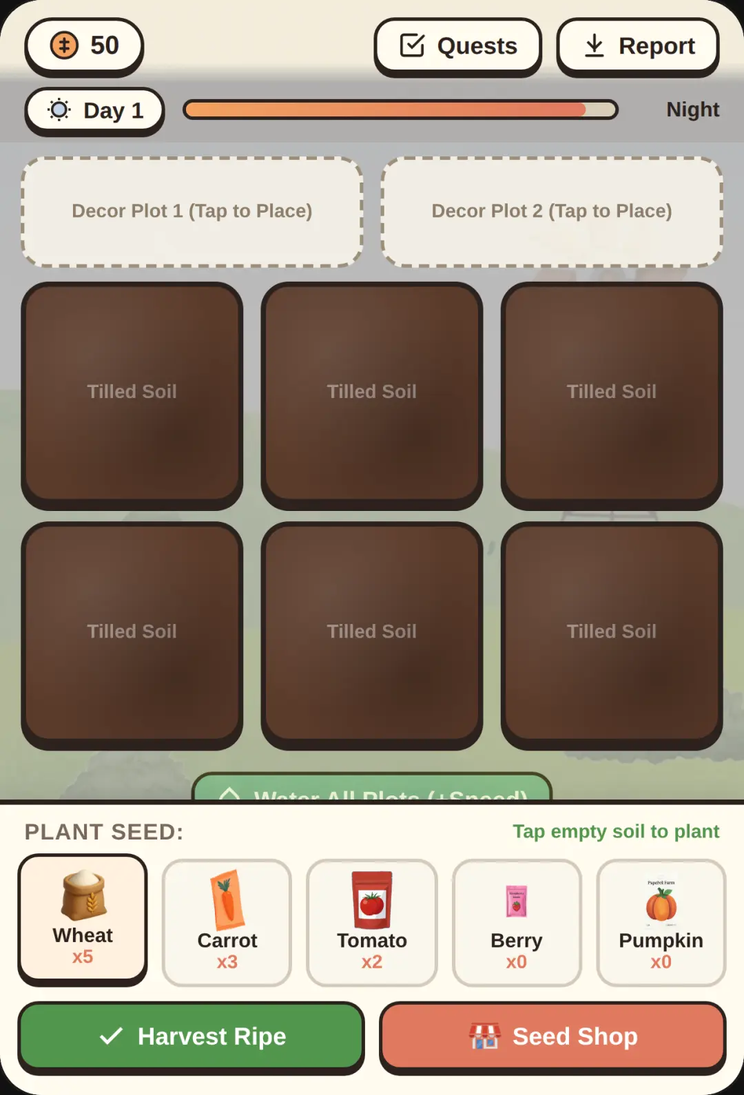 Farm simulator! You can plant,decor and do quest everyday! cover