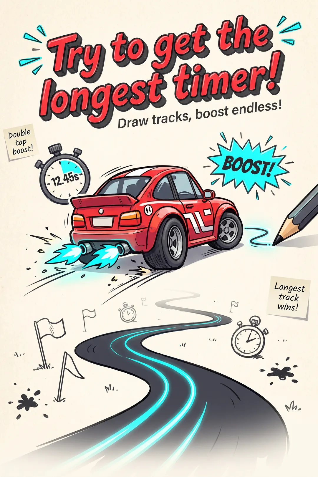 Try to get the longest timer!