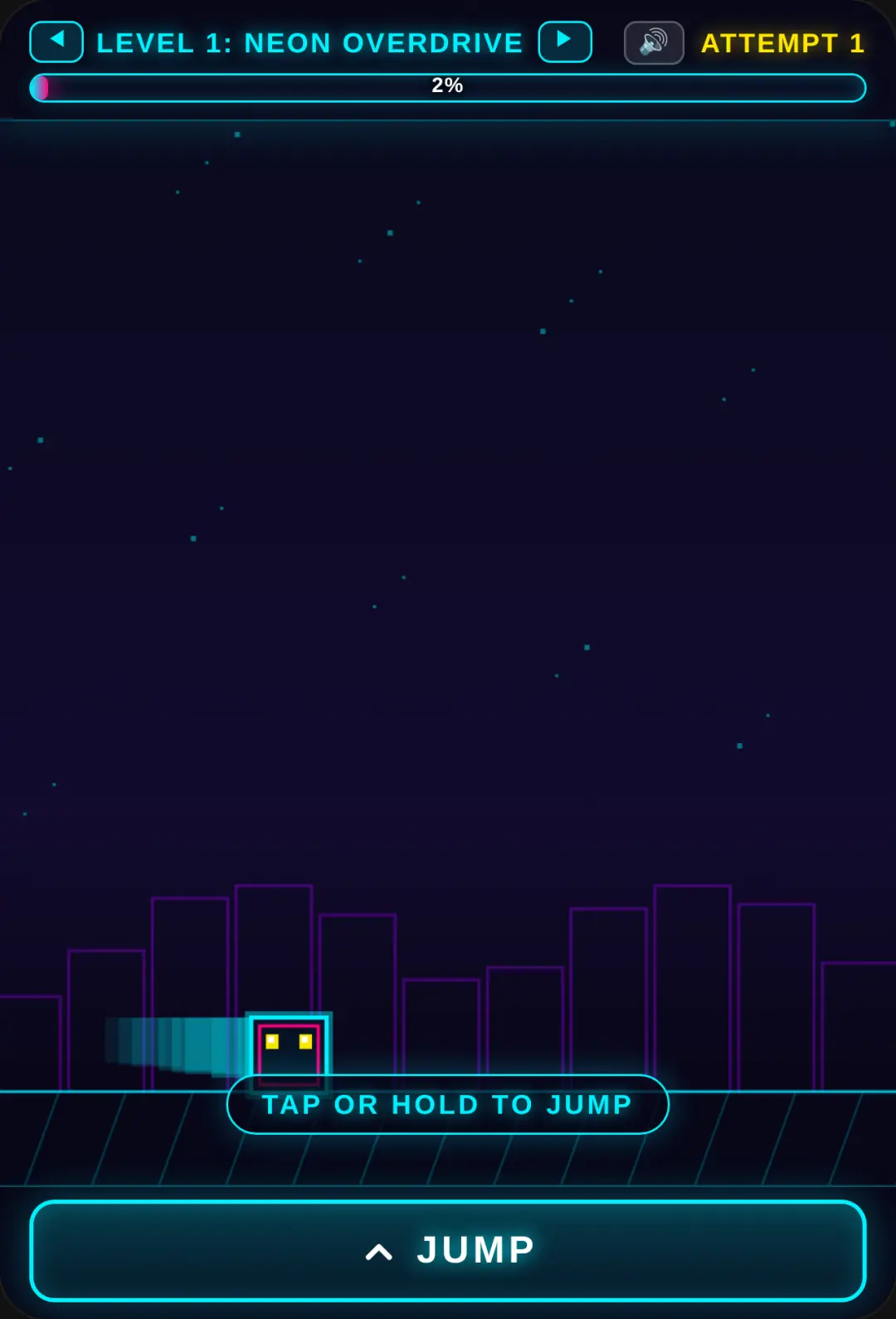 Geometry Dash: Neon Retro cover