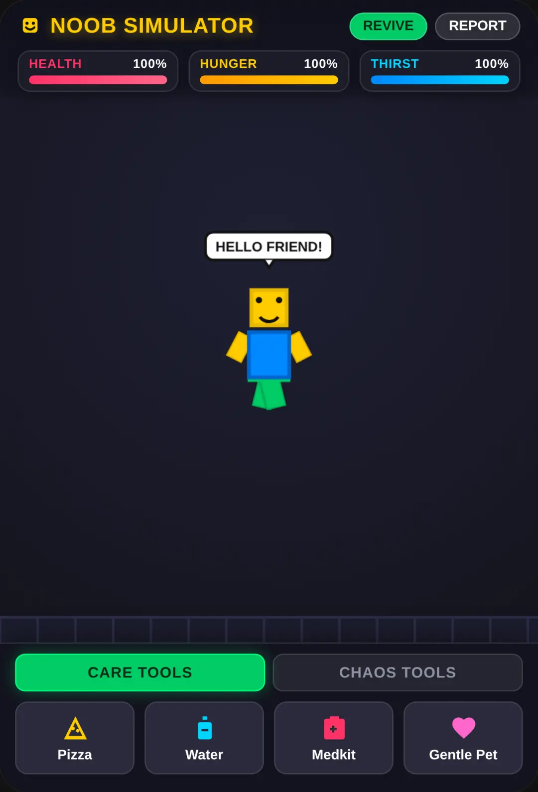 Noob Simulator: Care & Chaos Sandbox