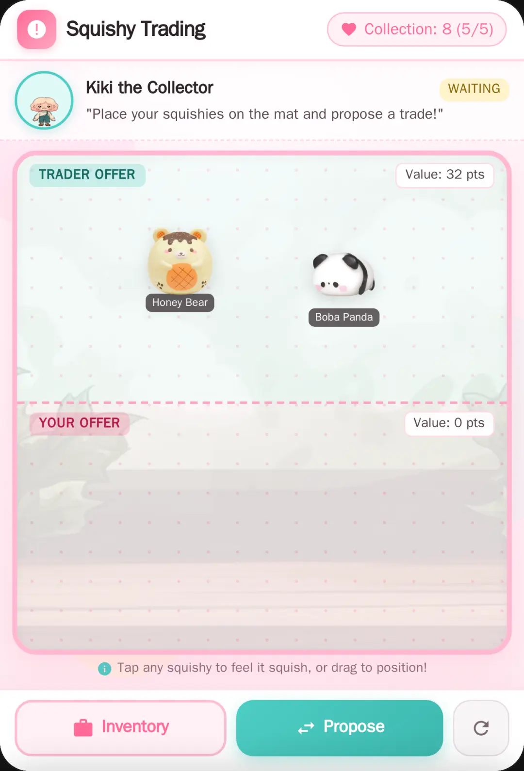 Squishy Trading Mat cover