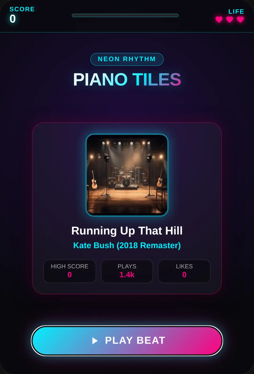 Piano Tiles - Running Up That Hill cover