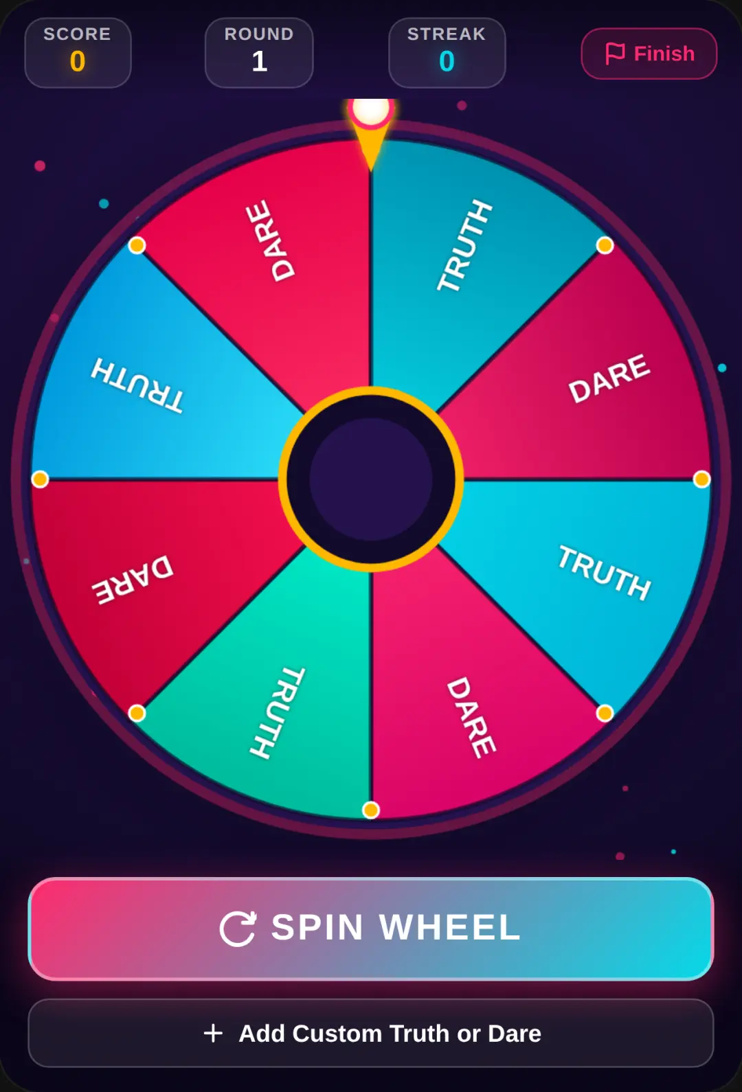 Truth or Dare Wheel cover