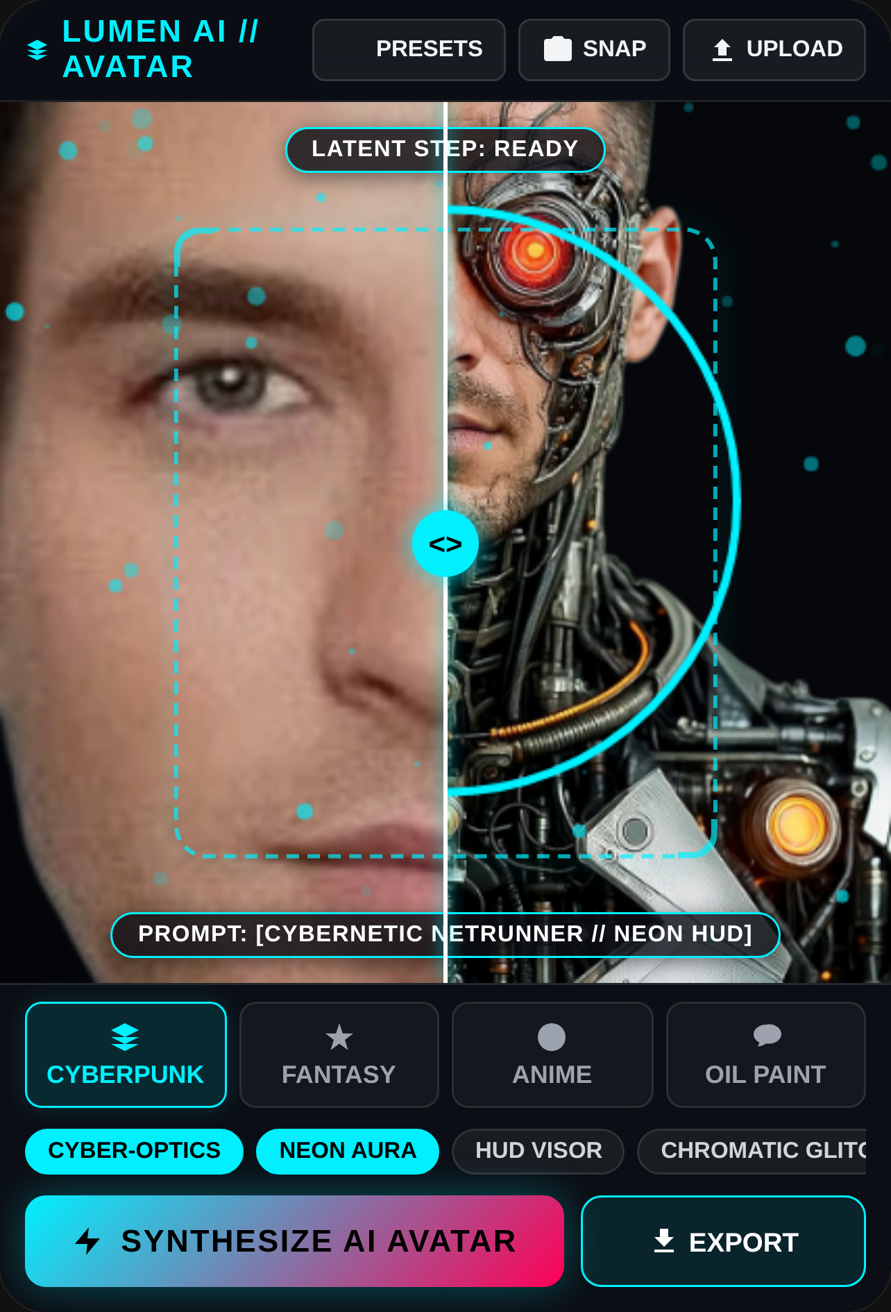 LUMEN AI // AVATAR STUDIO cover