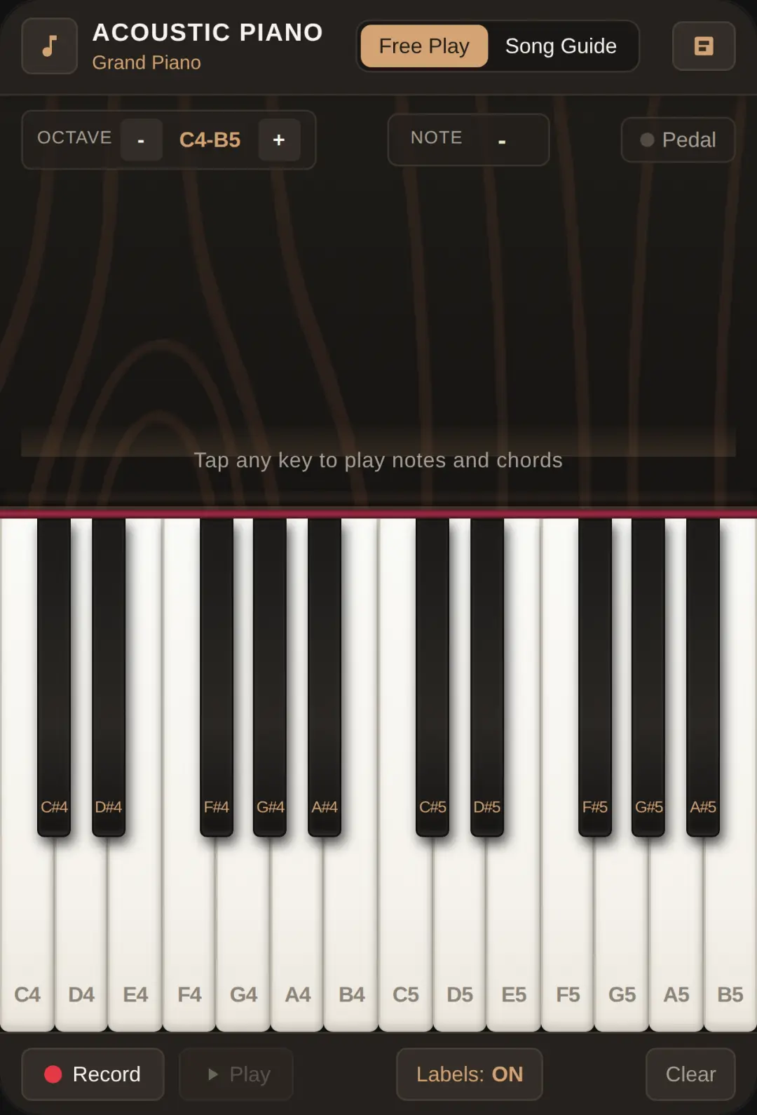 Acoustic Piano - Studio and Melody Guide cover