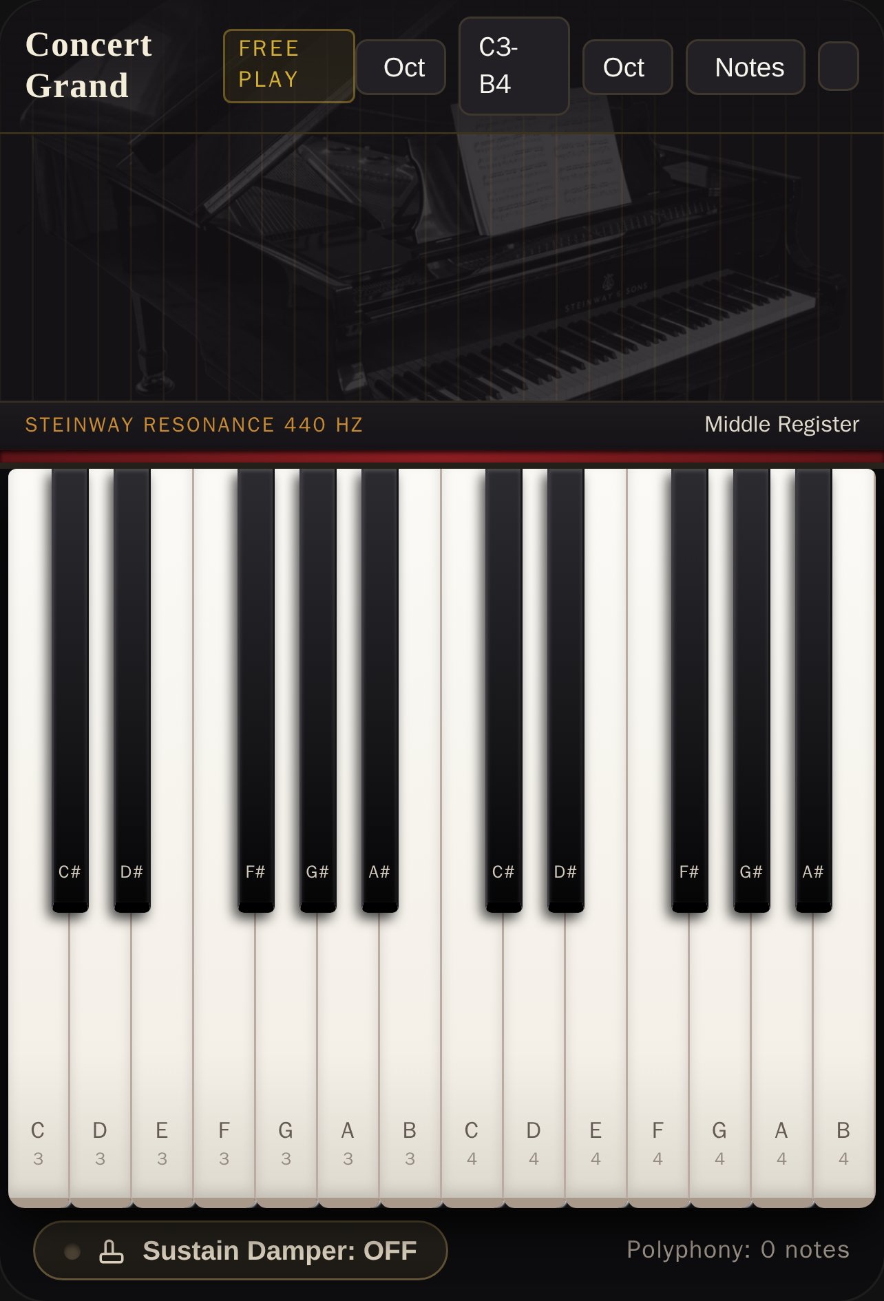 Concert Grand Piano cover
