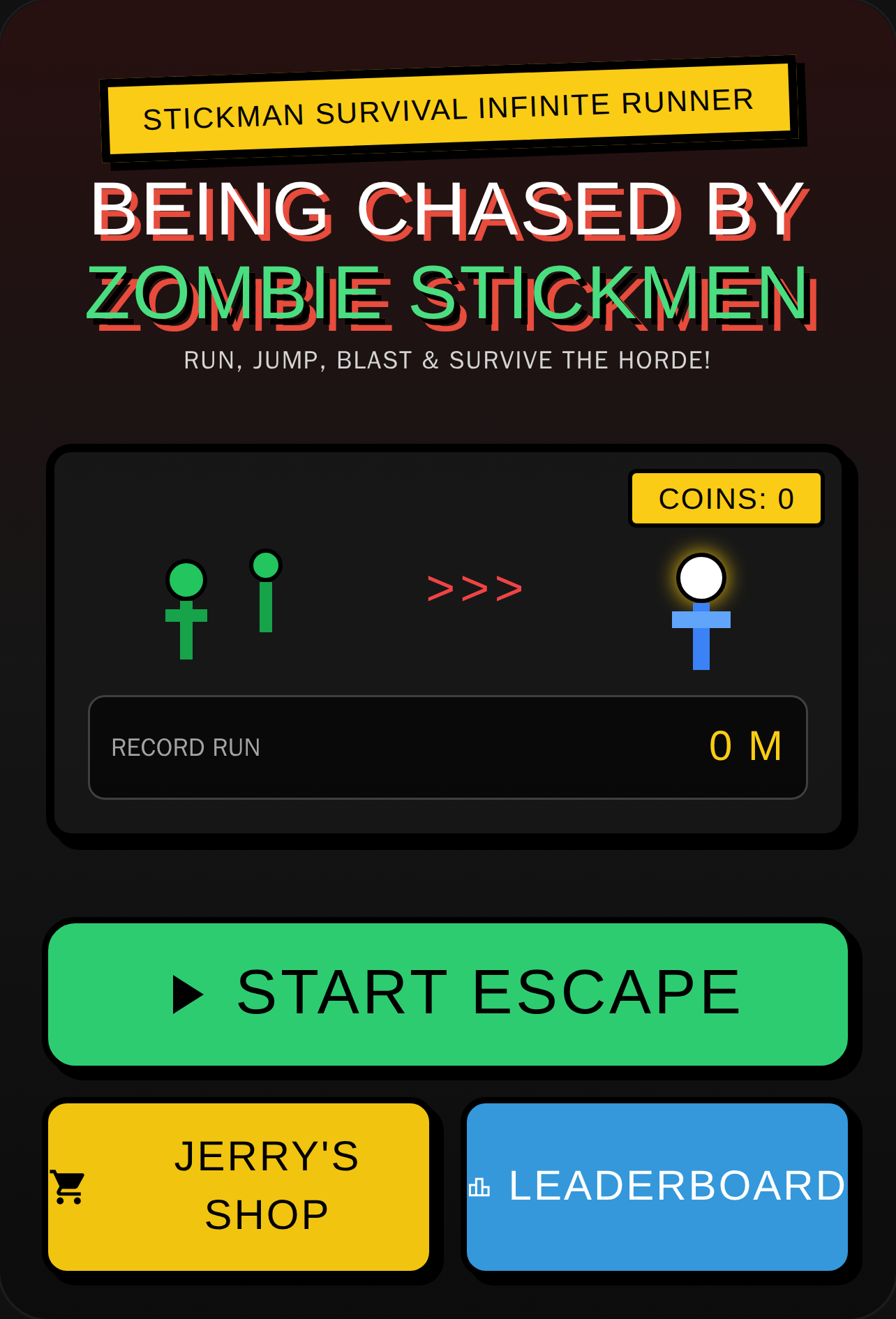 Being Chased by Zombie Stickmen cover