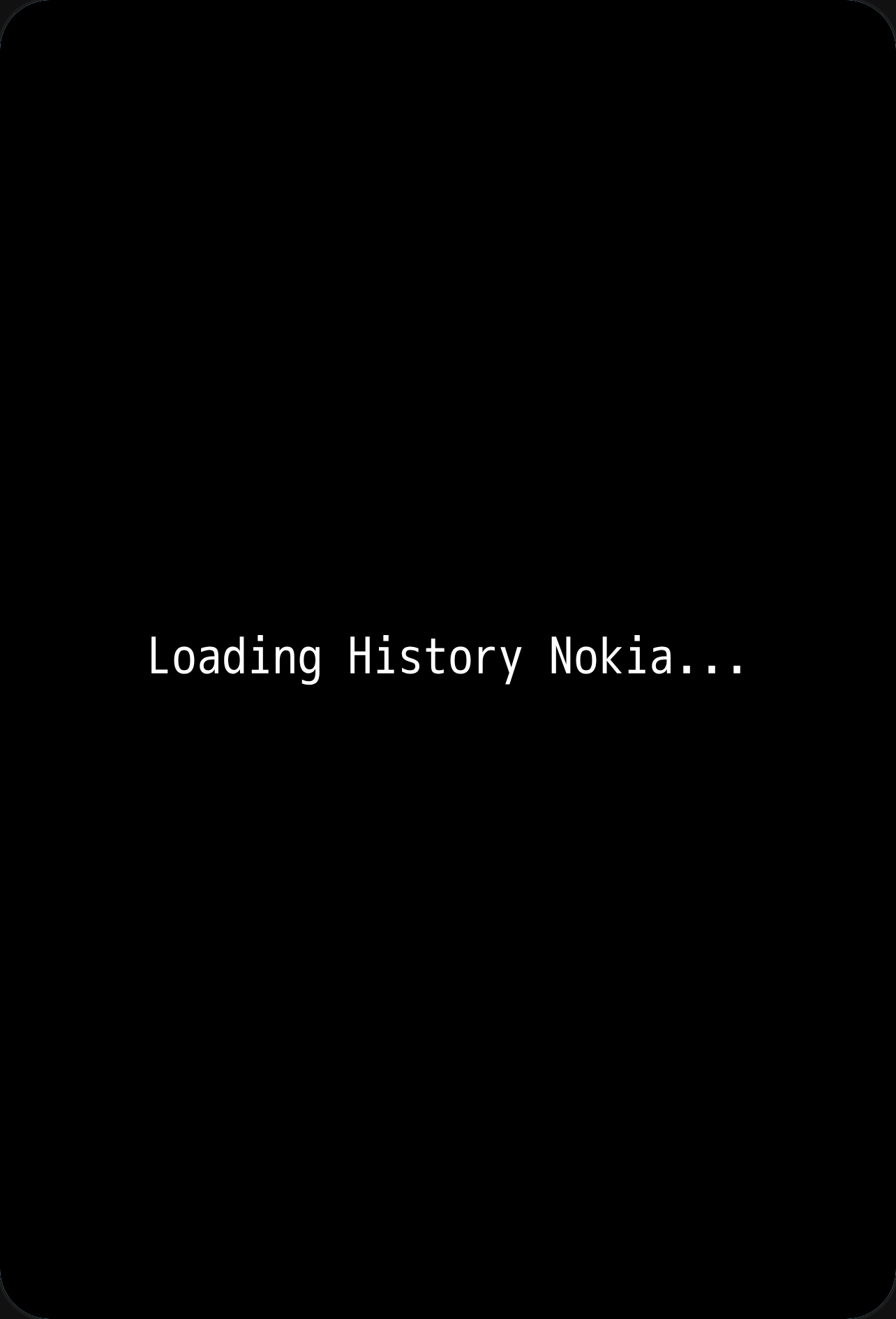 History Nokia cover