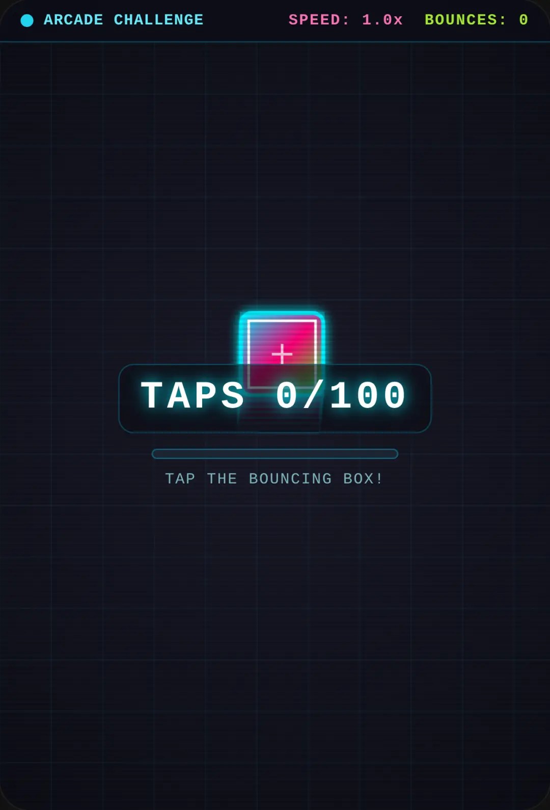 100 Taps Bouncing Box Challenge cover