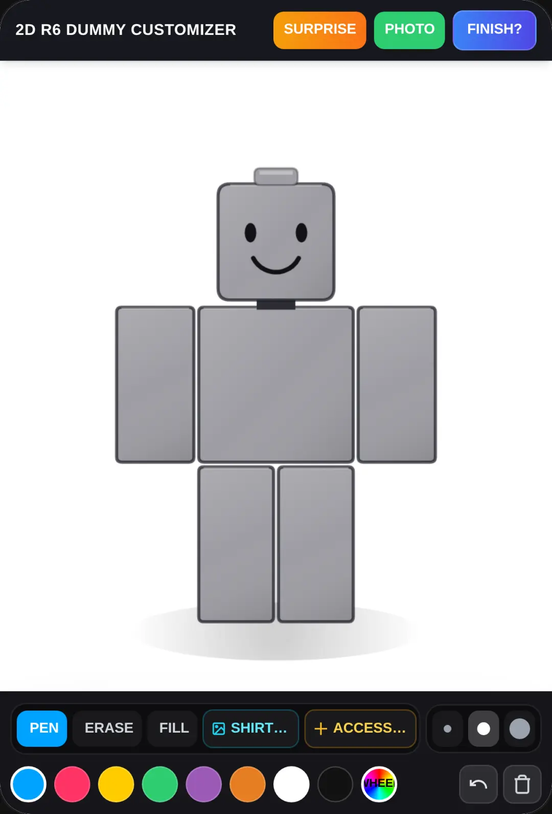 Dummy customiser and Poser! cover