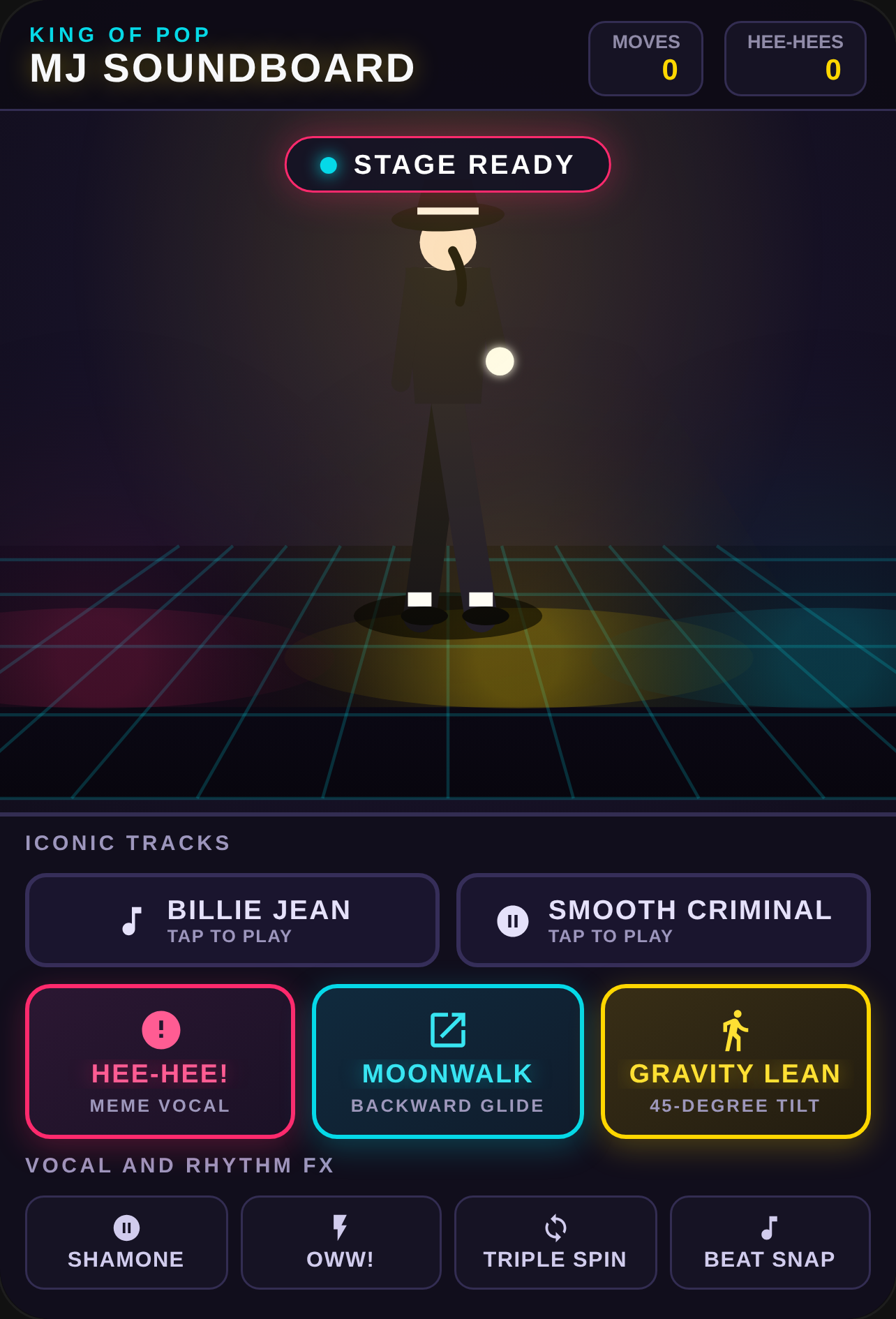 King of Pop Soundboard and Dance Stage cover
