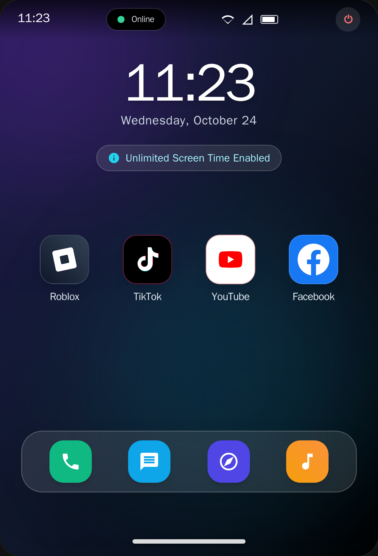 SmartPhone OS: Roblox, TikTok, YouTube, Facebook cover