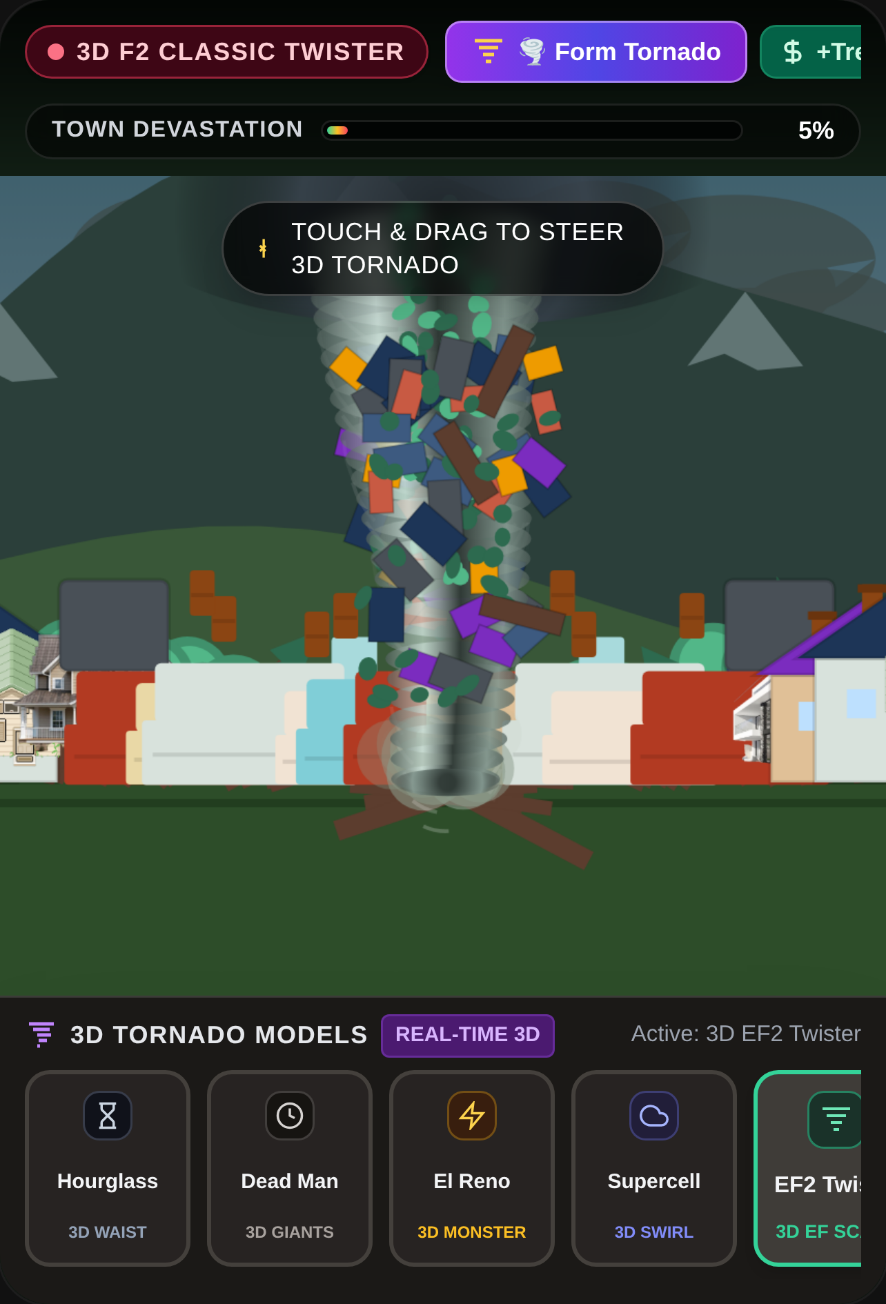 3D Tornado Countryside Sandbox cover