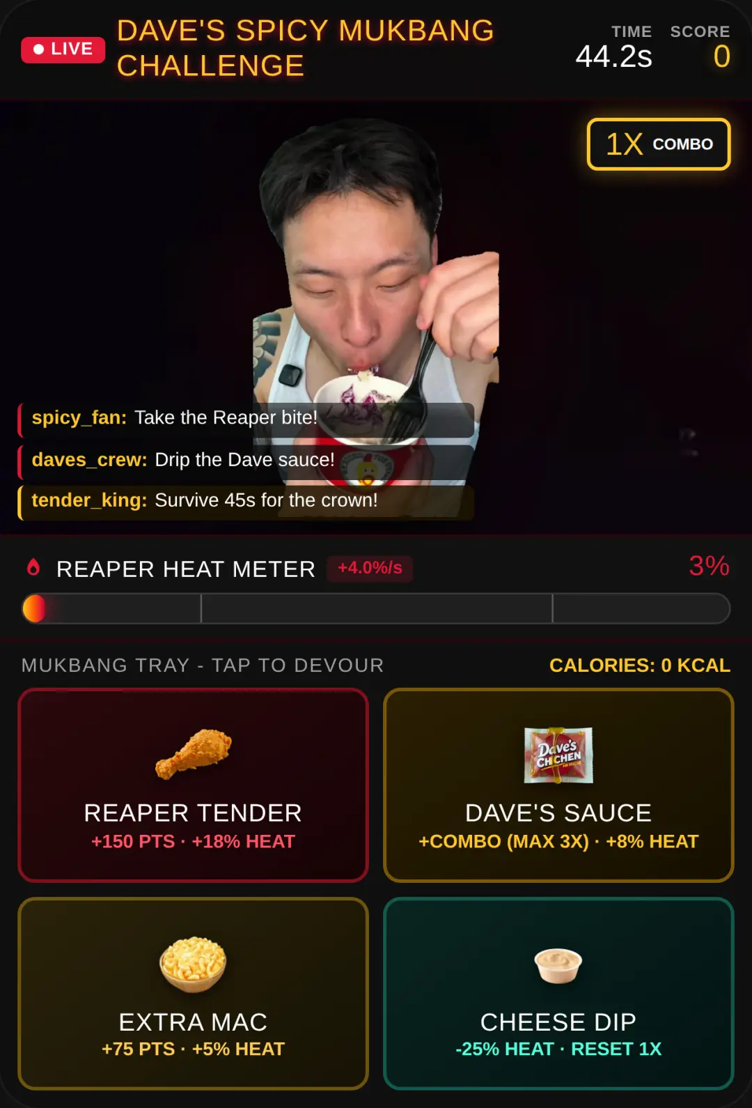 Dave's Spicy Mukbang Challenge cover