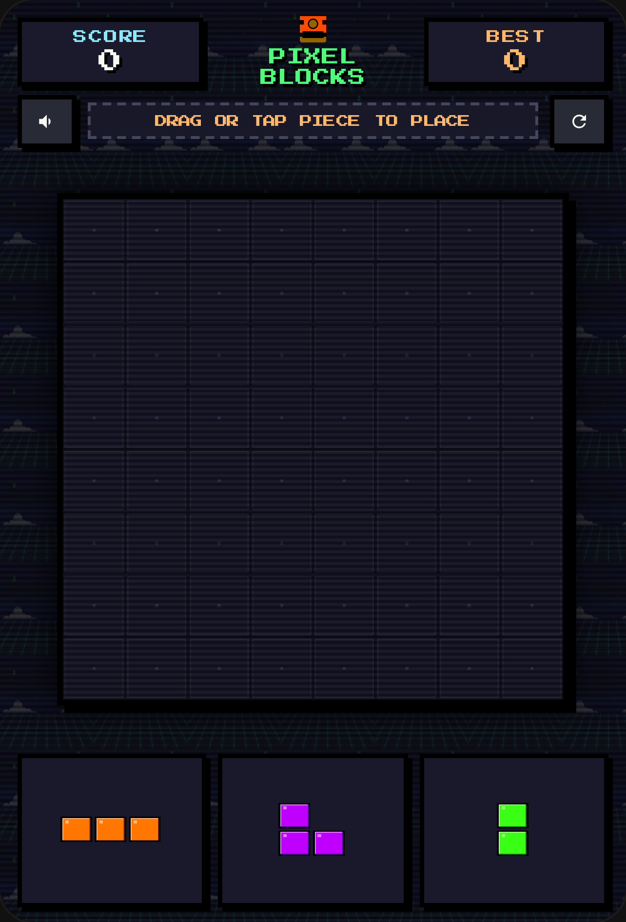 Pixel Blocks - 8x8 Retro Puzzle cover