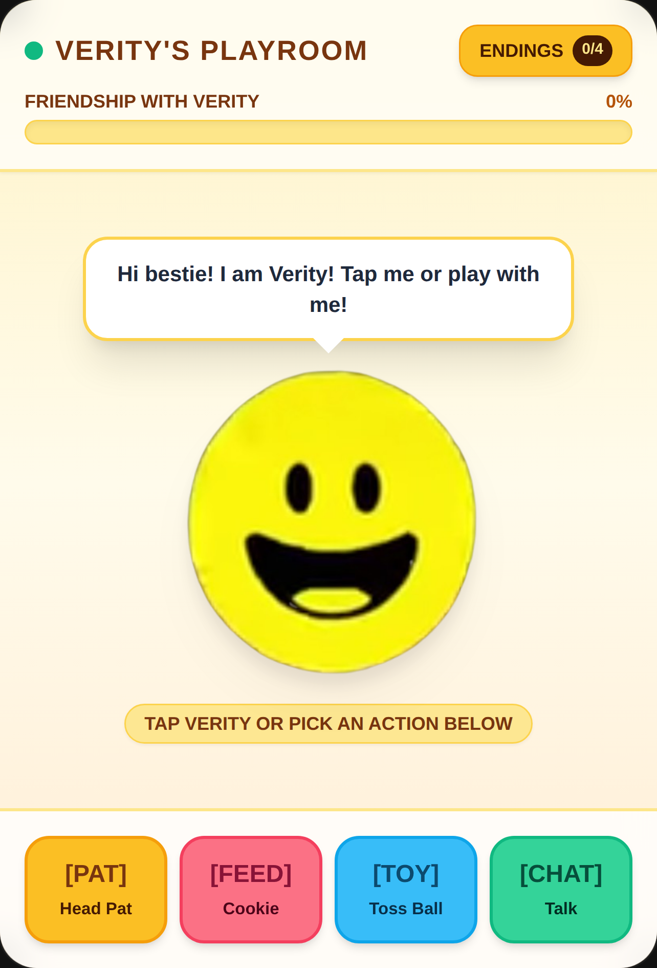 Verity: My Best Friend cover
