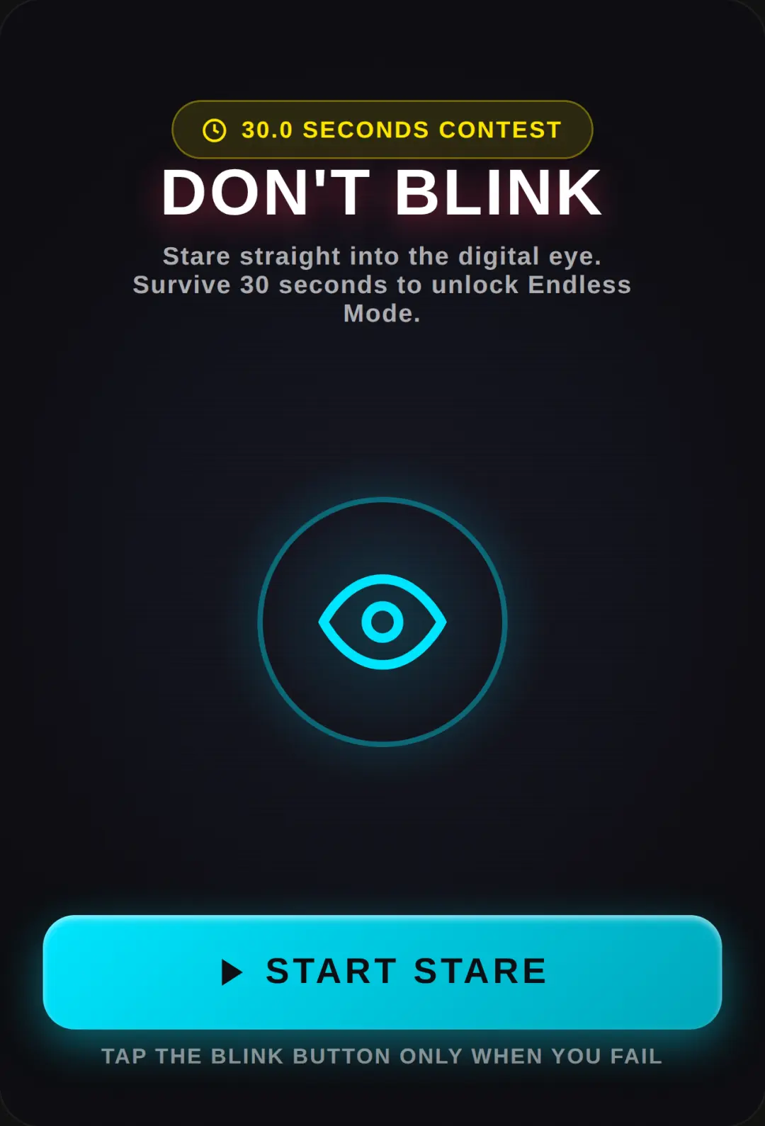 Don't Blink: 30 Seconds cover