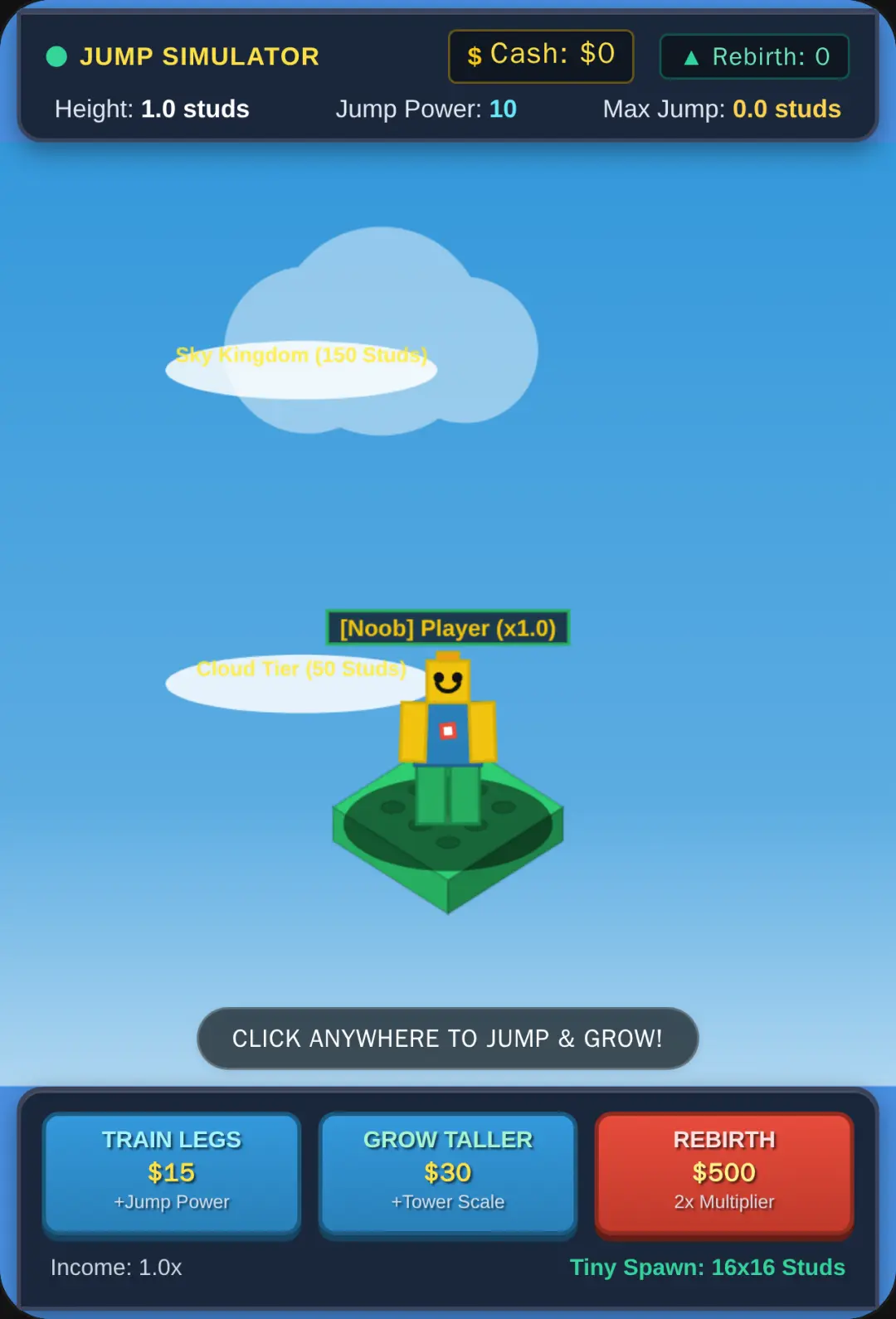 Roblox Jump & Tower Simulator cover